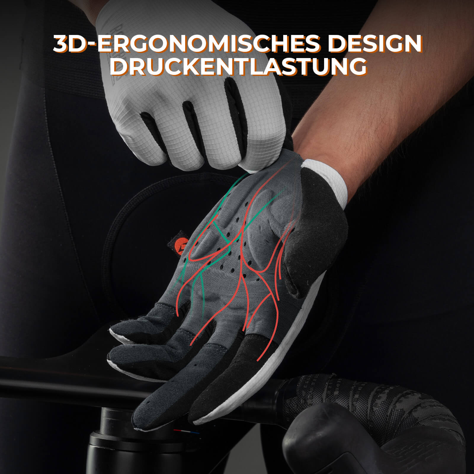 ROAD TO SKY Elastic Interface® Fahrradhandschuhe - Fahrradhandschuhe ROCKBROS - EU - NooMii