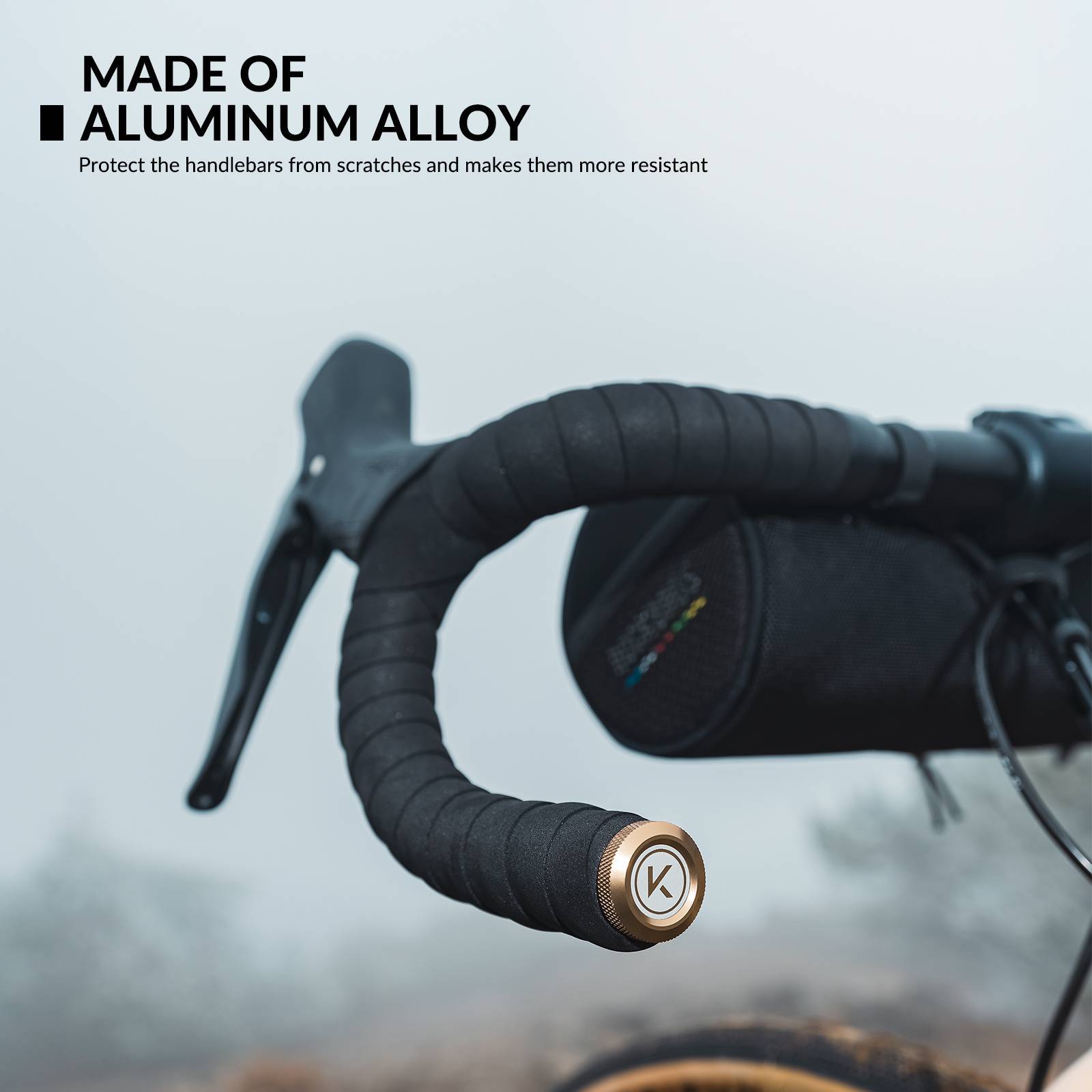 ROAD TO SKY Fahrrad 2 - teiliges Aluminium - Lenkerstopfen - Set - Werkzeuge ROCKBROS - EU - NooMii