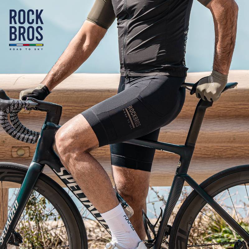 ROAD TO SKY Herren Fahrradhose atmungsaktive Radlerhose mit 4D Sitzpolster - Fahrradhose ROCKBROS - EU - NooMii