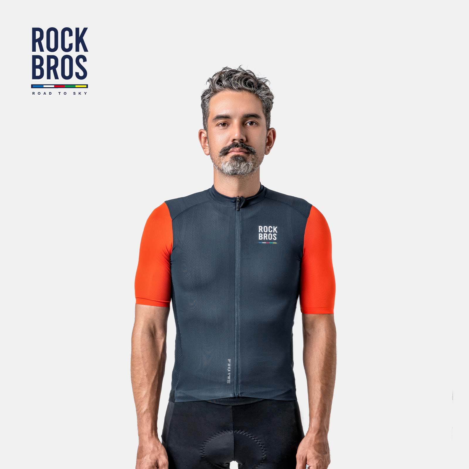 ROAD TO SKY Herren Kurzarm - Radtrikot Fahrrad Jersey für MTB & Rennrad - Fahrradtrikot ROCKBROS - EU - NooMii