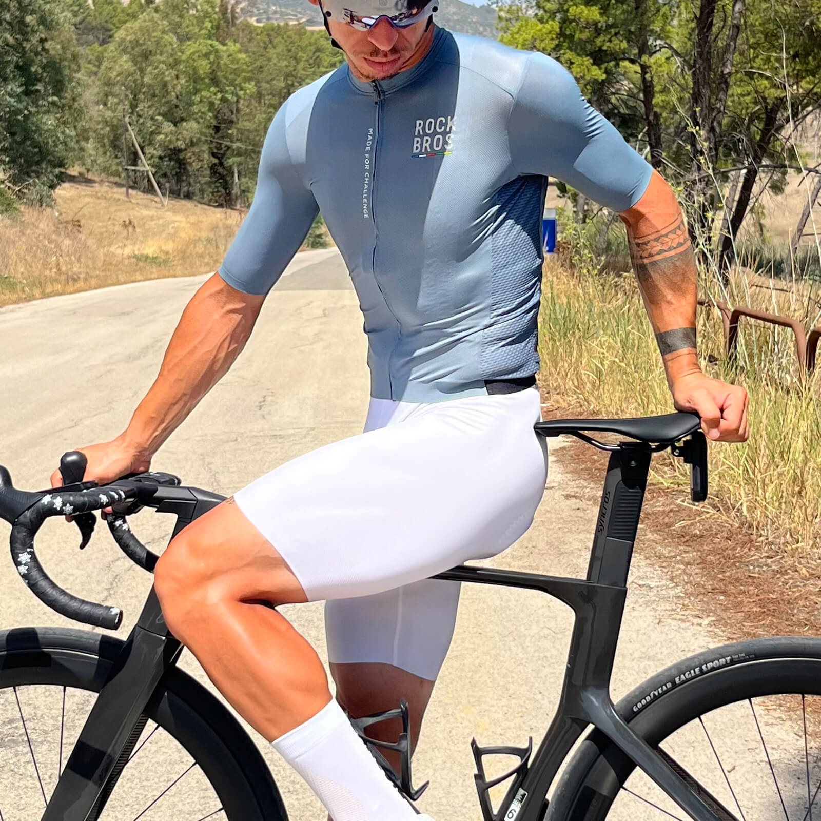 ROAD TO SKY Herren Kurzarm - Radtrikot Jersey für MTB & Rennrad - Fahrradtrikot ROCKBROS - EU - NooMii