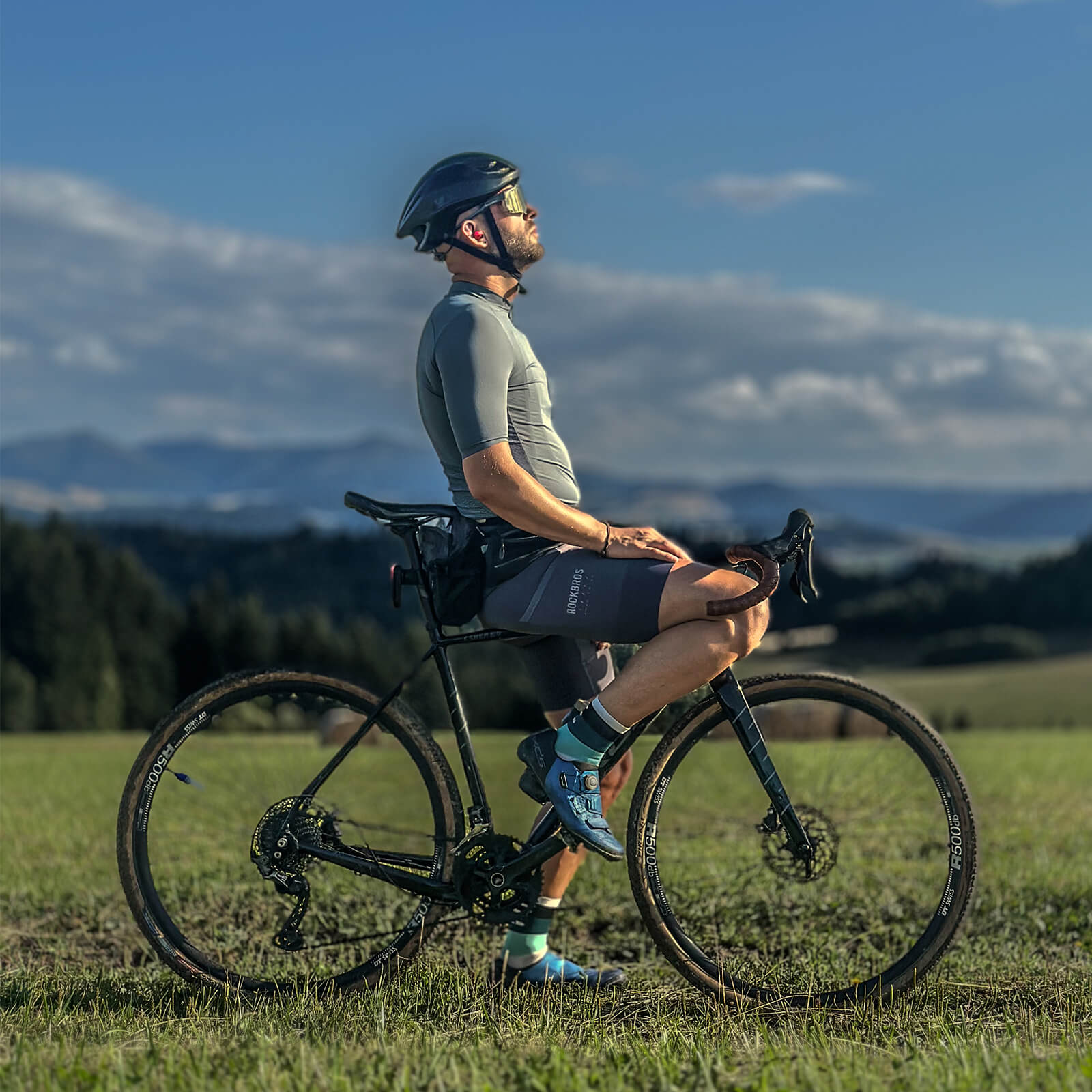 ROAD TO SKY Herren Kurzarm - Radtrikot Jersey für MTB & Rennrad - Fahrradtrikot ROCKBROS - EU - NooMii