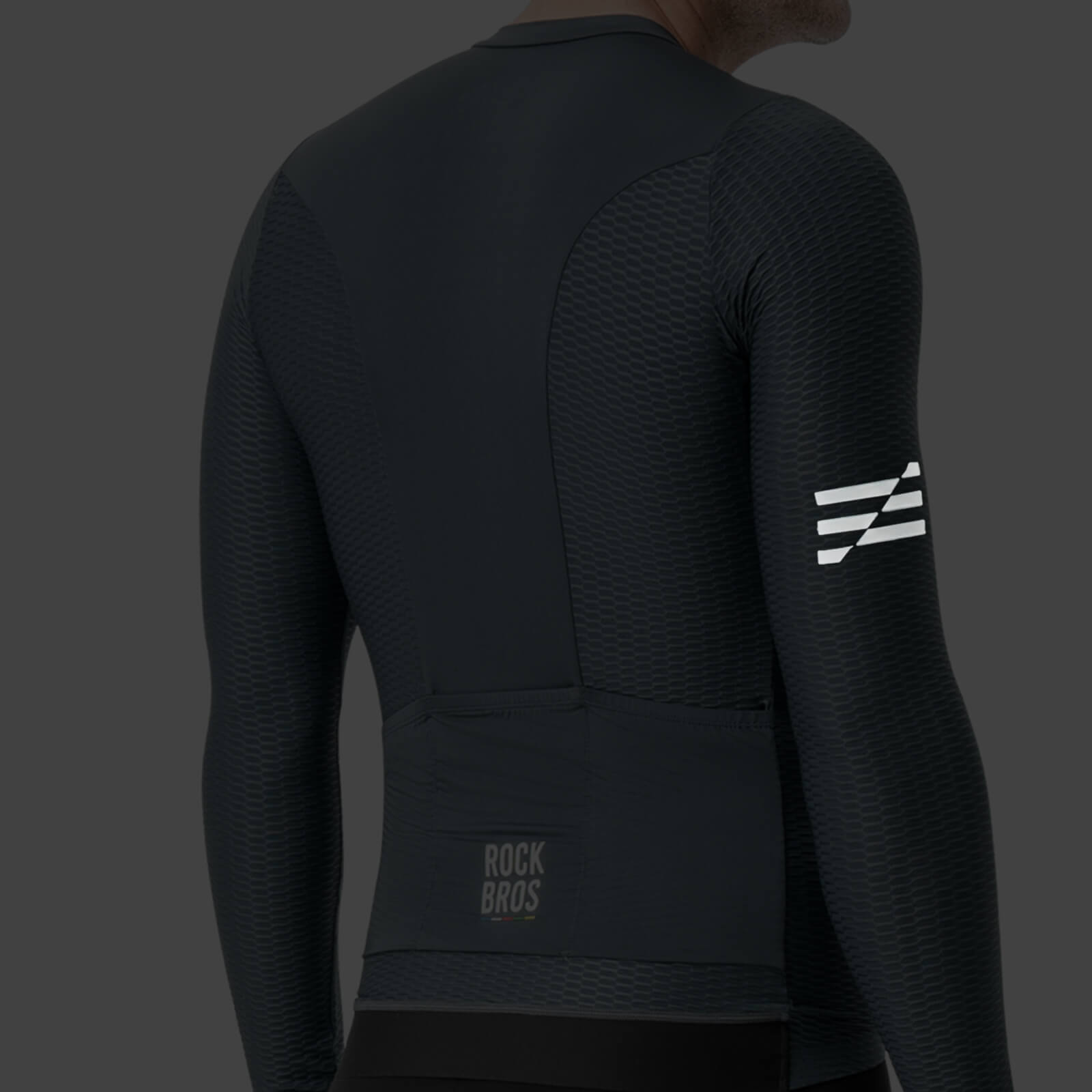 ROAD TO SKY Herren Langarm - Radtrikot Jersey für MTB & Rennrad - Fahrradtrikot ROCKBROS - EU - NooMii