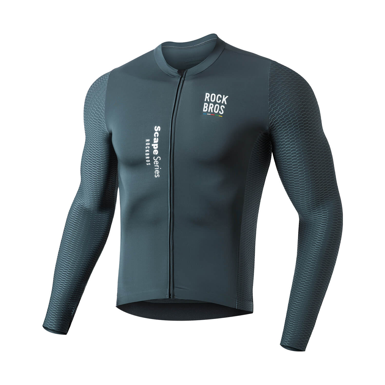 ROAD TO SKY Herren Langarm - Radtrikot Jersey für MTB & Rennrad - Fahrradtrikot ROCKBROS - EU - NooMii