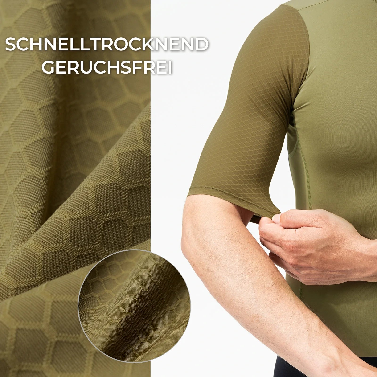 ROAD TO SKY Herren Radtrikot Kurzarm mit Taschen - Fahrradtrikot ROCKBROS - EU - NooMii