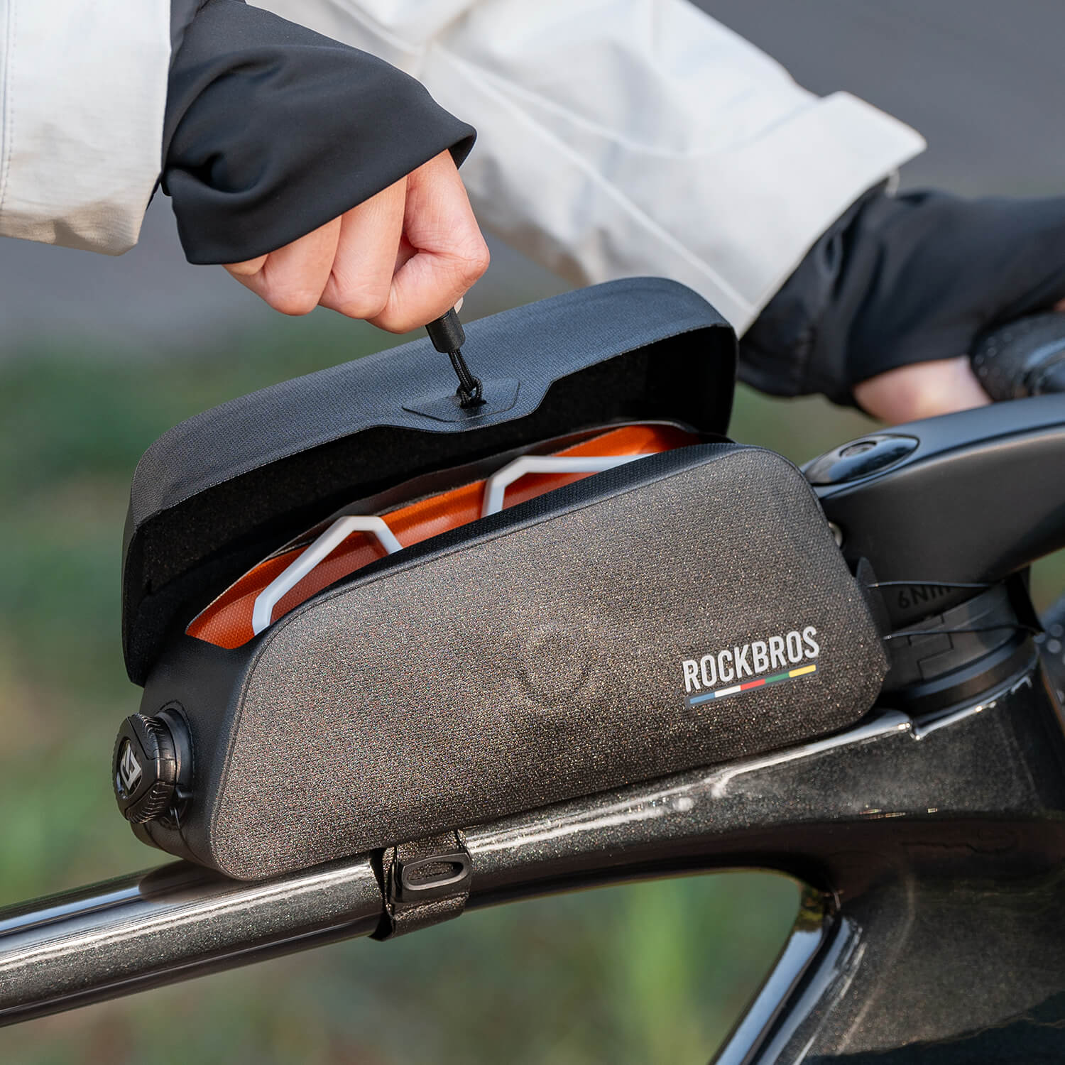 ROAD TO SKY Magnetische Oberrohrtasche 100 % Wasserdicht - Fahrradtaschen ROCKBROS - EU - NooMii