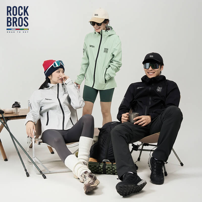 ROAD TO SKY Regenjacke faltbare Fahrradjacke Winddicht Unisex für MTB & Rennrad - Fahrradjacke ROCKBROS - EU - NooMii