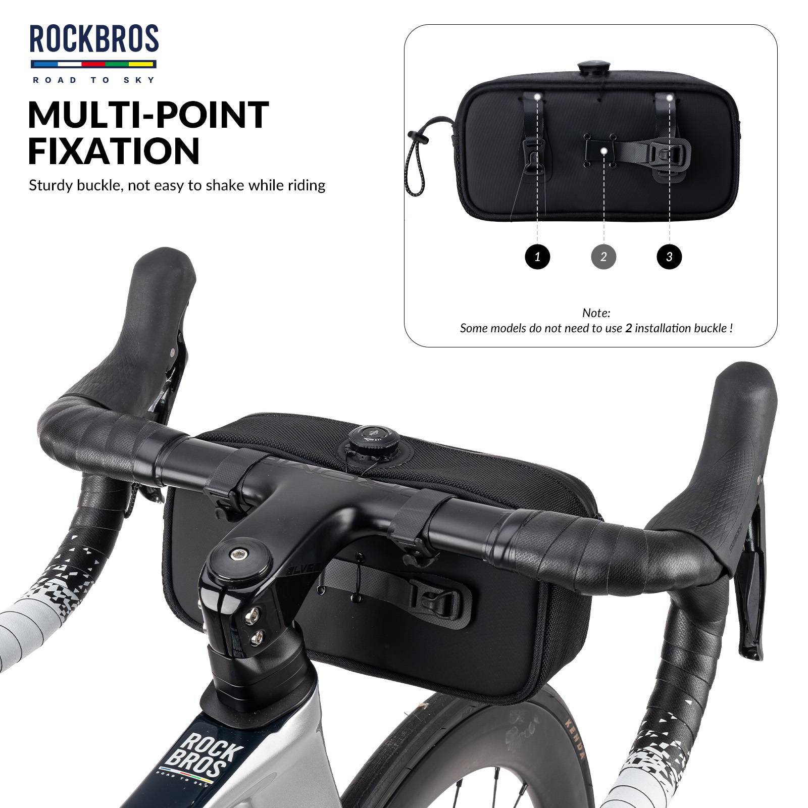 ROAD TO SKY Wasserdichte reflektierende Fahrradlenkertasche - Fahrradtaschen ROCKBROS - EU - NooMii