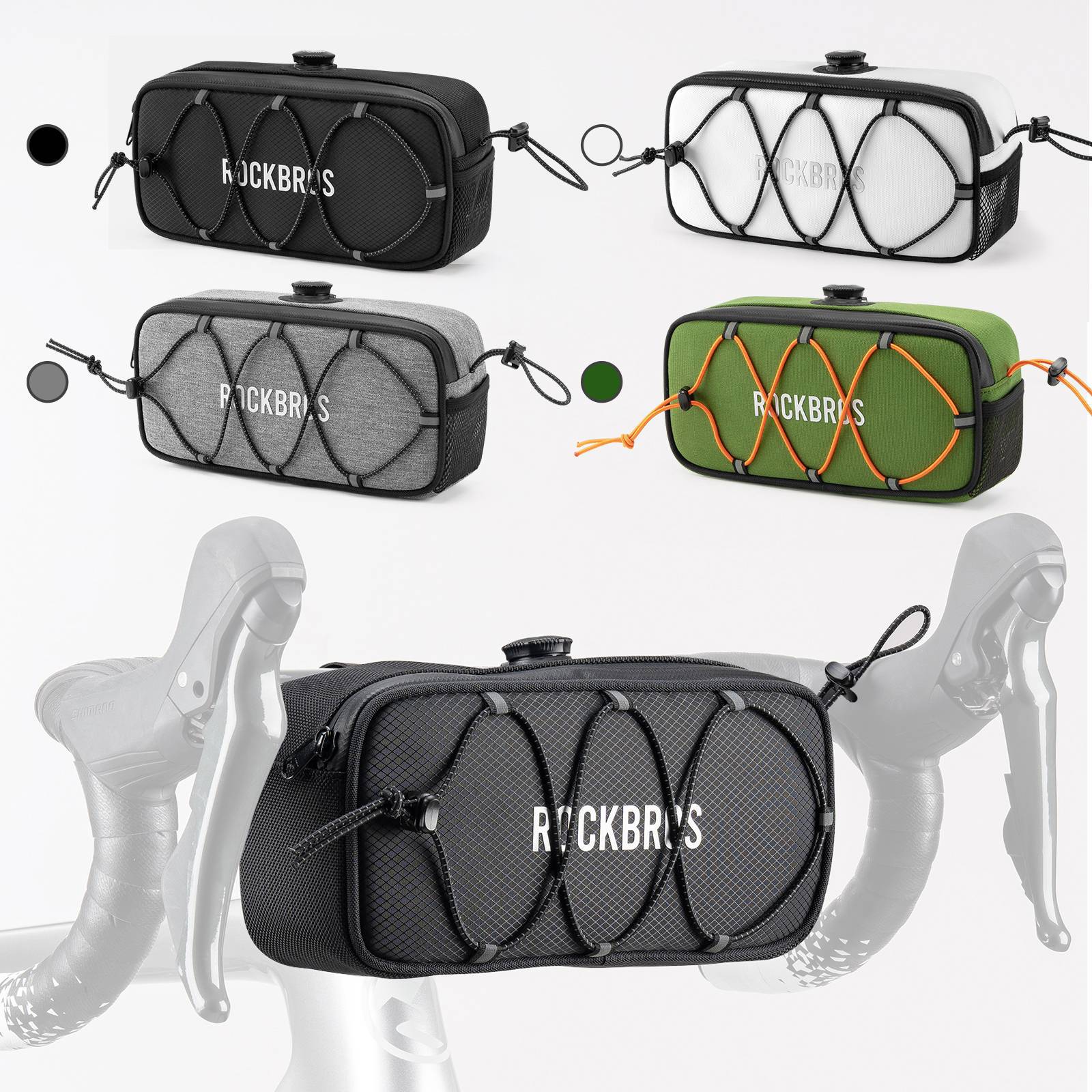 ROAD TO SKY Wasserdichte reflektierende Fahrradlenkertasche - Fahrradtaschen ROCKBROS - EU - NooMii