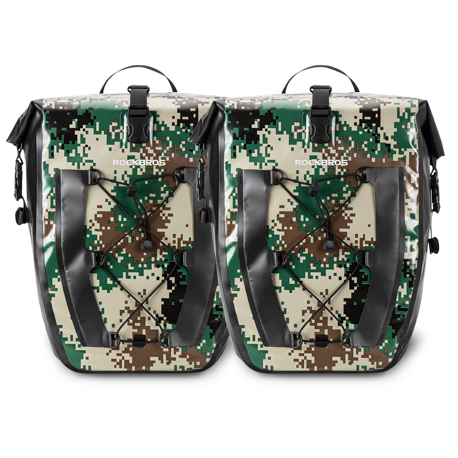 ROCKBROS 100 % wasserdichte Transporttaschen mit Netztasche 27L - Fahrradtaschen ROCKBROS - EU - NooMii