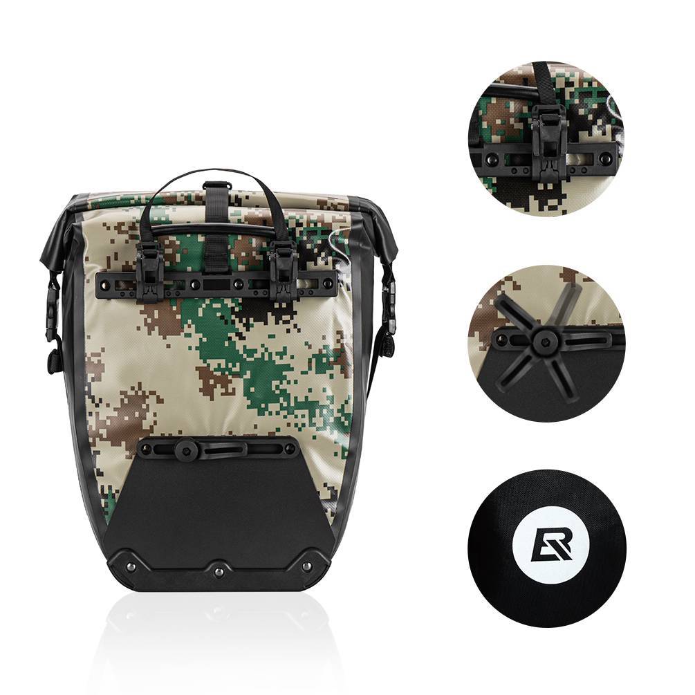 ROCKBROS 100 % wasserdichte Transporttaschen mit Netztasche 27L - Fahrradtaschen ROCKBROS - EU - NooMii