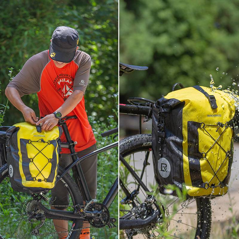 ROCKBROS 100 % wasserdichte Transporttaschen mit Netztasche 27L - Fahrradtaschen ROCKBROS - EU - NooMii