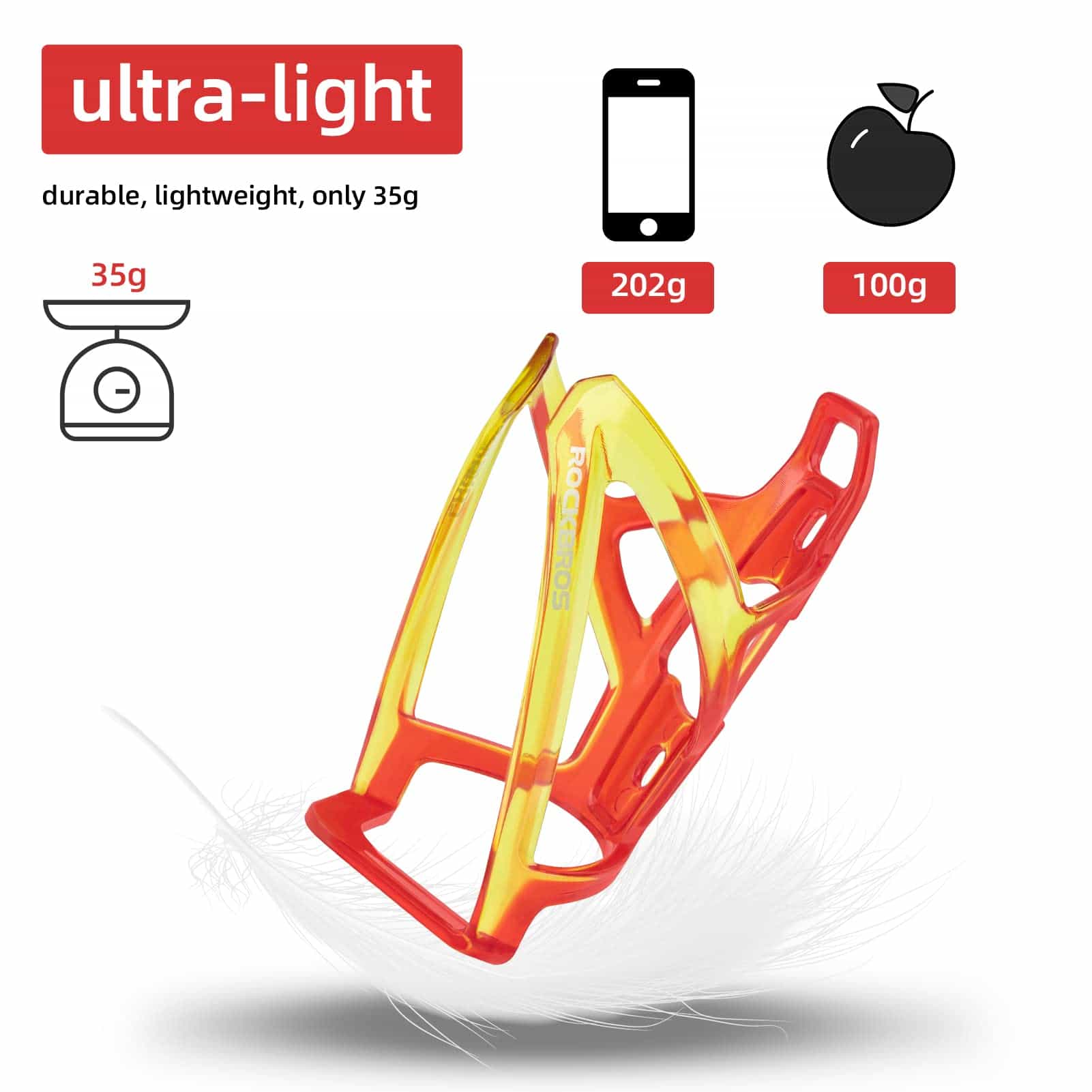 ROCKBROS 35g Leicht PC Fahrrad Flaschenhalter - Fahrrad Flaschenhalter ROCKBROS - EU - NooMii