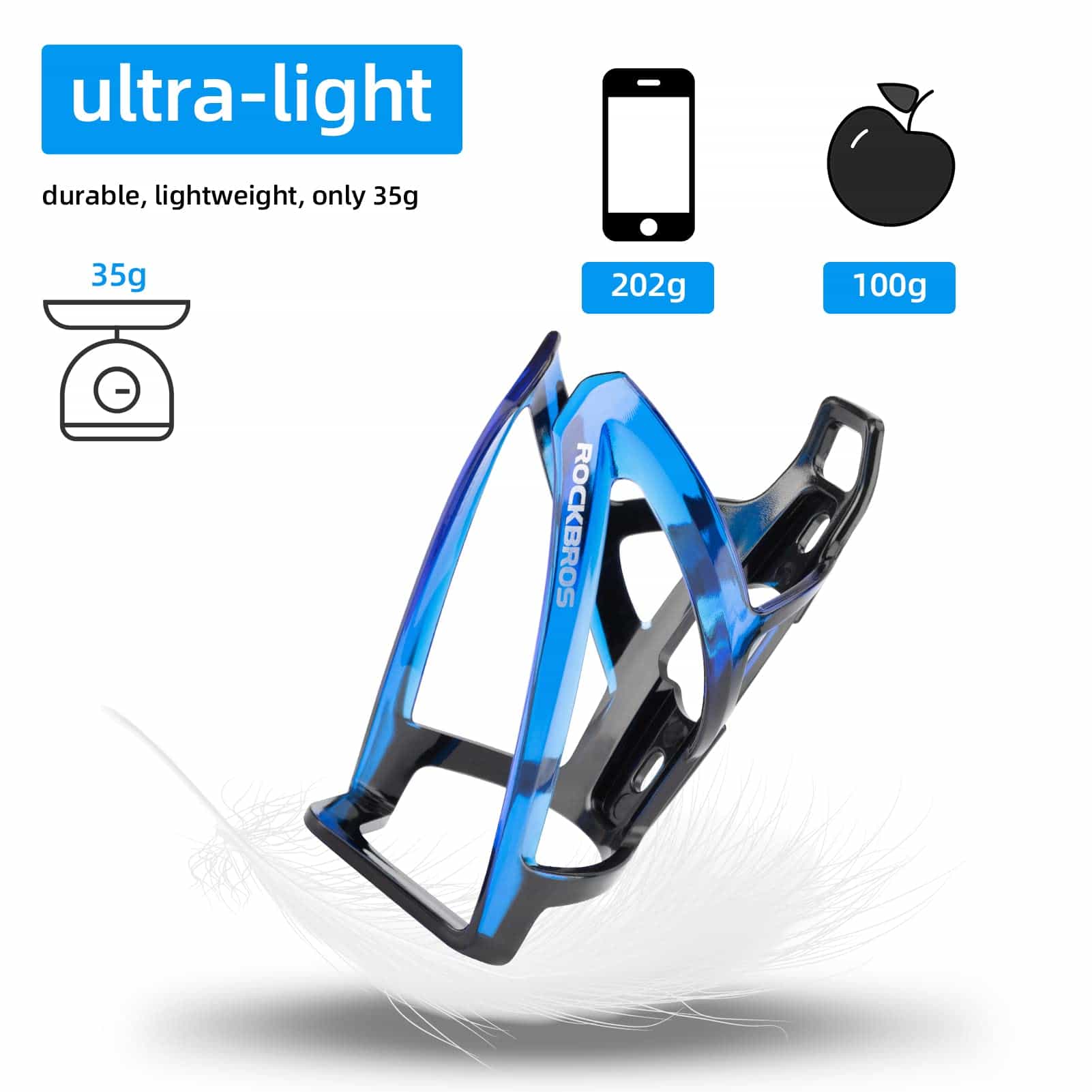 ROCKBROS 35g Leicht PC Fahrrad Flaschenhalter - Fahrrad Flaschenhalter ROCKBROS - EU - NooMii