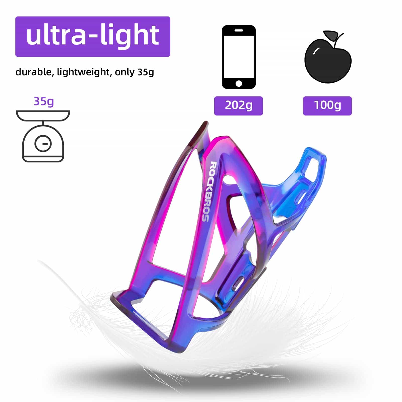 ROCKBROS 35g Leicht PC Fahrrad Flaschenhalter - Fahrrad Flaschenhalter ROCKBROS - EU - NooMii