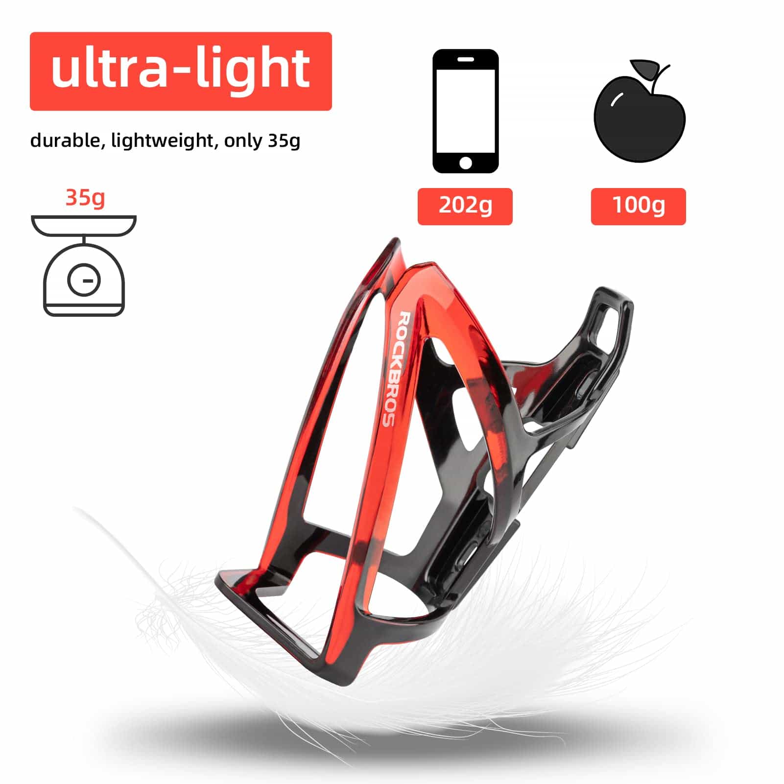 ROCKBROS 35g Leicht PC Fahrrad Flaschenhalter - Fahrrad Flaschenhalter ROCKBROS - EU - NooMii