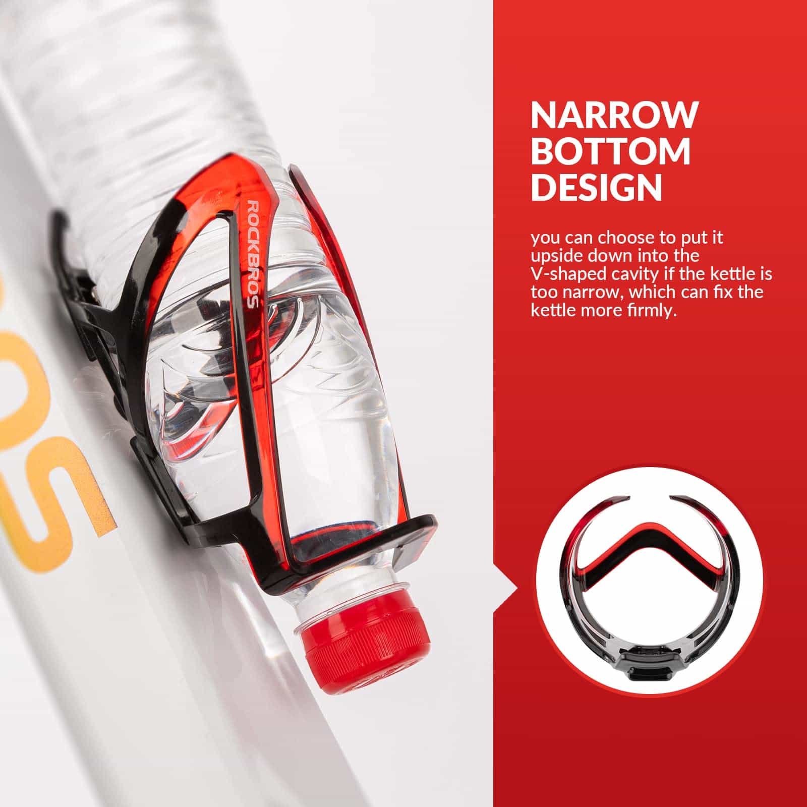 ROCKBROS 35g Leicht PC Fahrrad Flaschenhalter - Fahrrad Flaschenhalter ROCKBROS - EU - NooMii