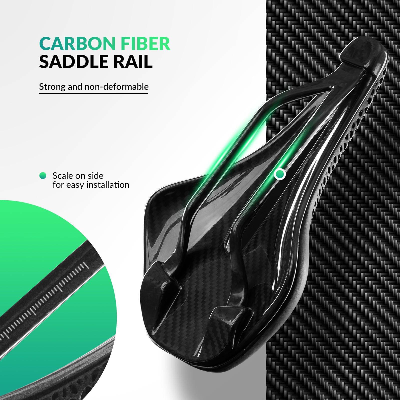 ROCKBROS 3D Druck Carbon Rennradsattel Ultraleicht Stoßdämpfender Ergonomischer - Fahrradsattel ROCKBROS - EU - NooMii