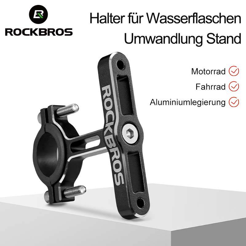ROCKBROS Alu Universal Flaschenhalter Adapter für Fahrrad und Motorrad - Fahrrad Flaschenhalter ROCKBROS - EU - NooMii