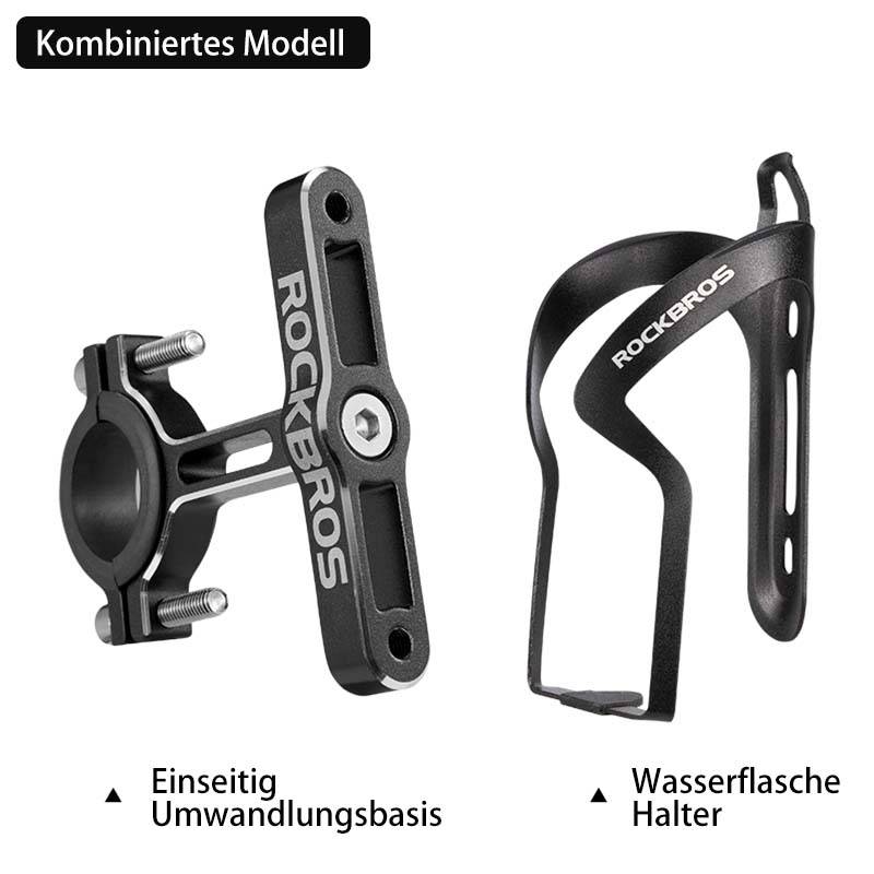 ROCKBROS Alu Universal Flaschenhalter Adapter für Fahrrad und Motorrad - Fahrrad Flaschenhalter ROCKBROS - EU - NooMii