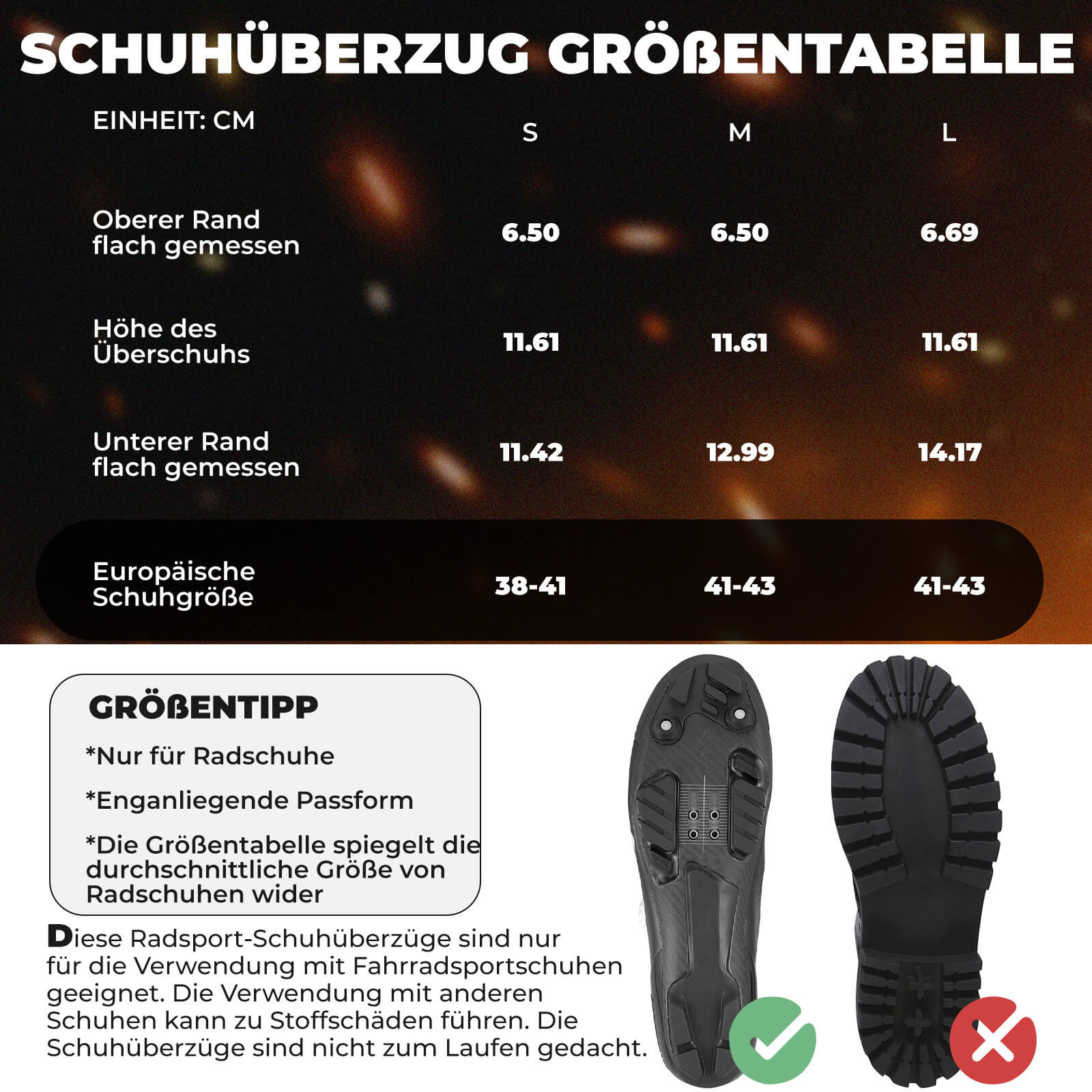 ROCKBROS Beheizte Überschuhe Winter Fahrrad Schuhüberzieher für Damen/Herren - Fahrrad Überschuhe ROCKBROS - EU - NooMii
