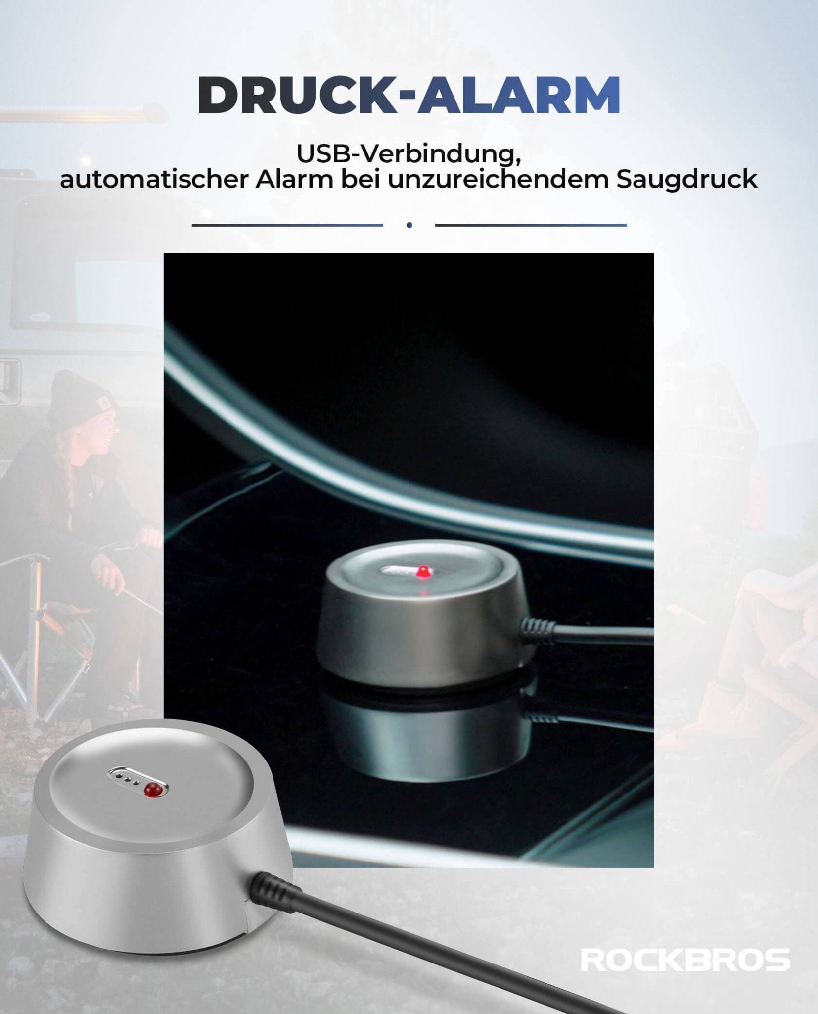 ROCKBROS Elektrischer Fahrradträger mit Saugnapf - Fahrrad Dachträger ROCKBROS - EU - NooMii