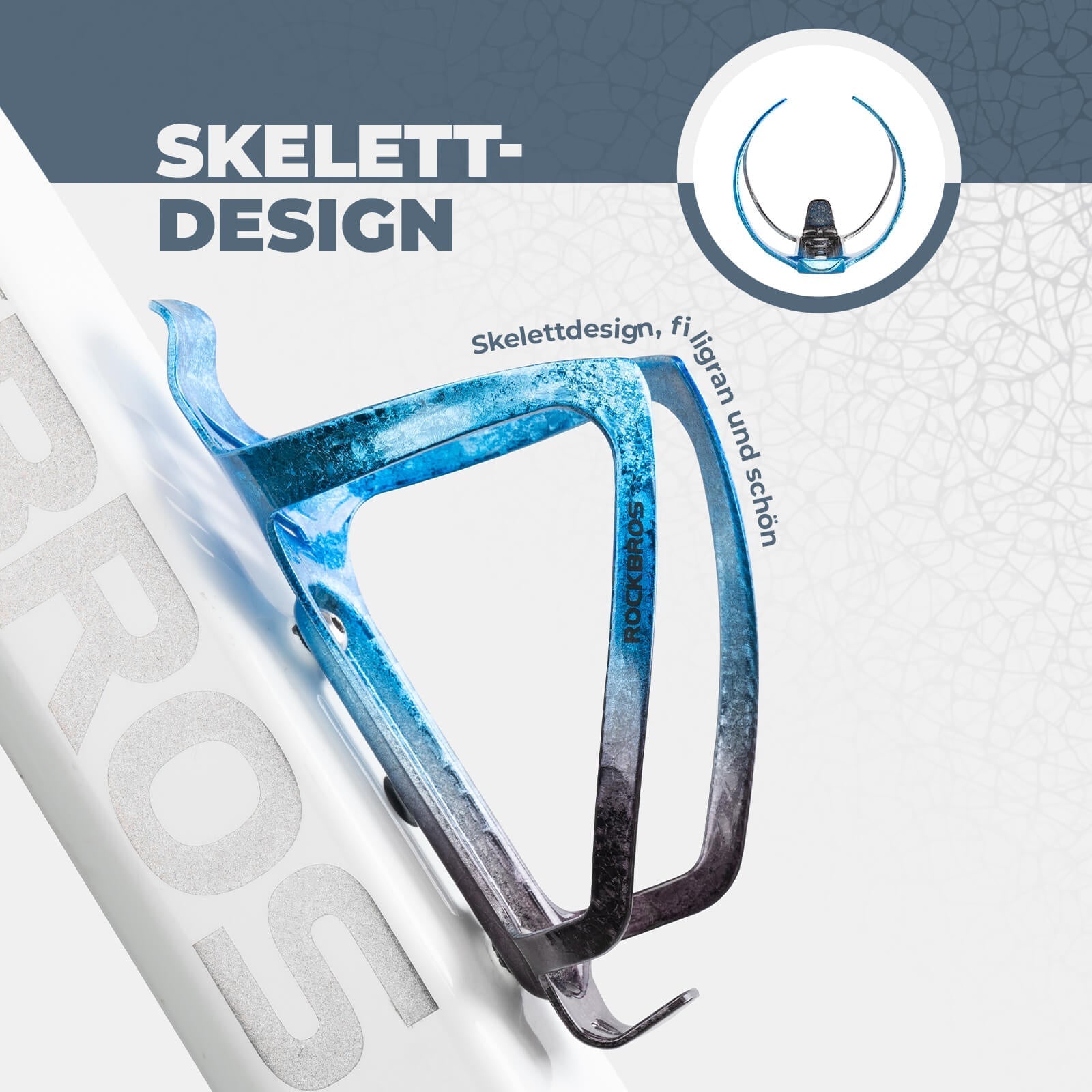 ROCKBROS Fahrrad Flaschenhalter Getränkehalter Robust aus Alu Leicht 8 Farbe - Fahrrad Flaschenhalter ROCKBROS - EU - NooMii