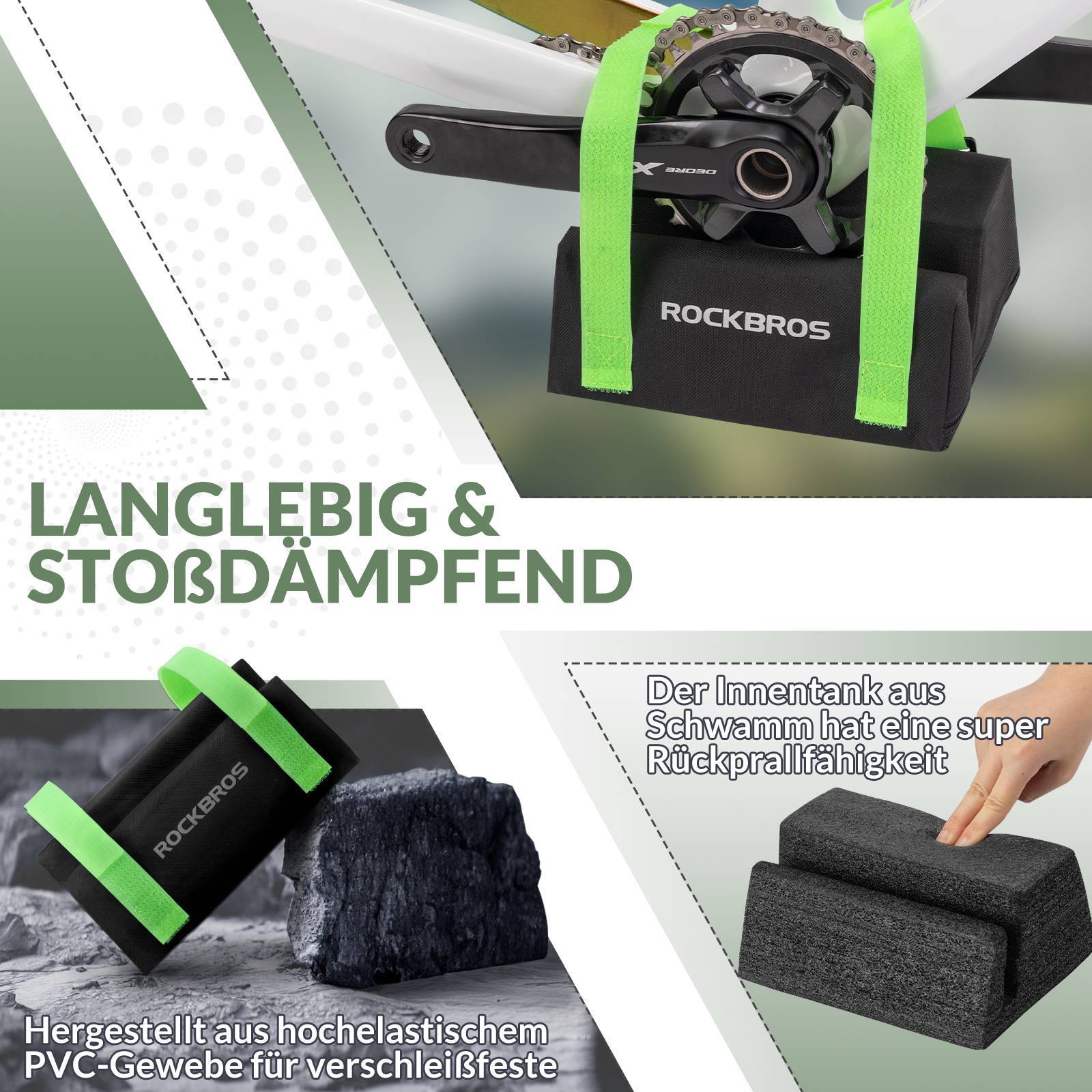 ROCKBROS Fahrrad Kettenradgarnitur Schutzpolster Fahrradzubehör Universal - ROCKBROS - EU - NooMii