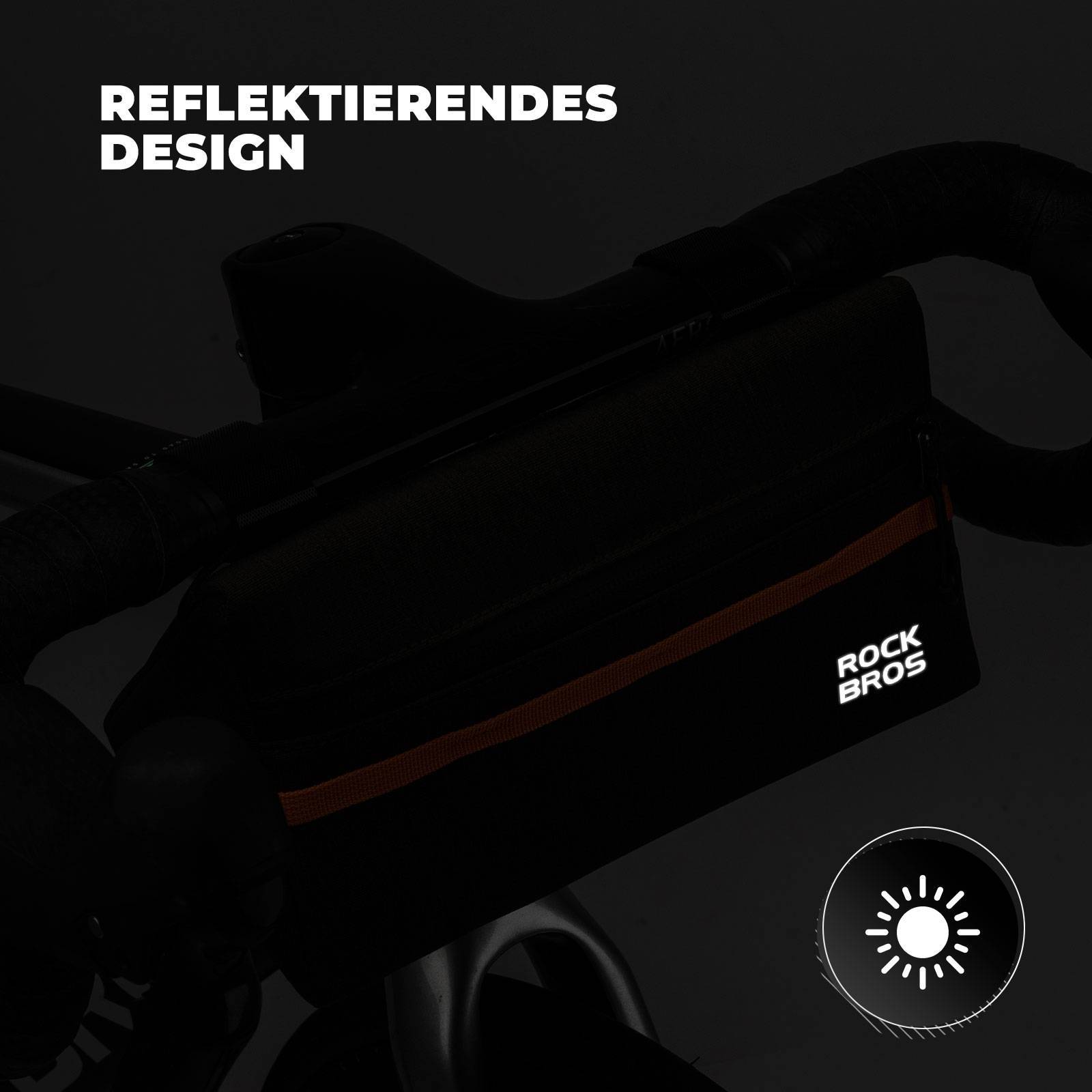 ROCKBROS Fahrrad Lenkertasche Fahrradtasche Fahrradkorb 6 Farbe ca. 1.3L - Fahrradtaschen ROCKBROS - EU - NooMii
