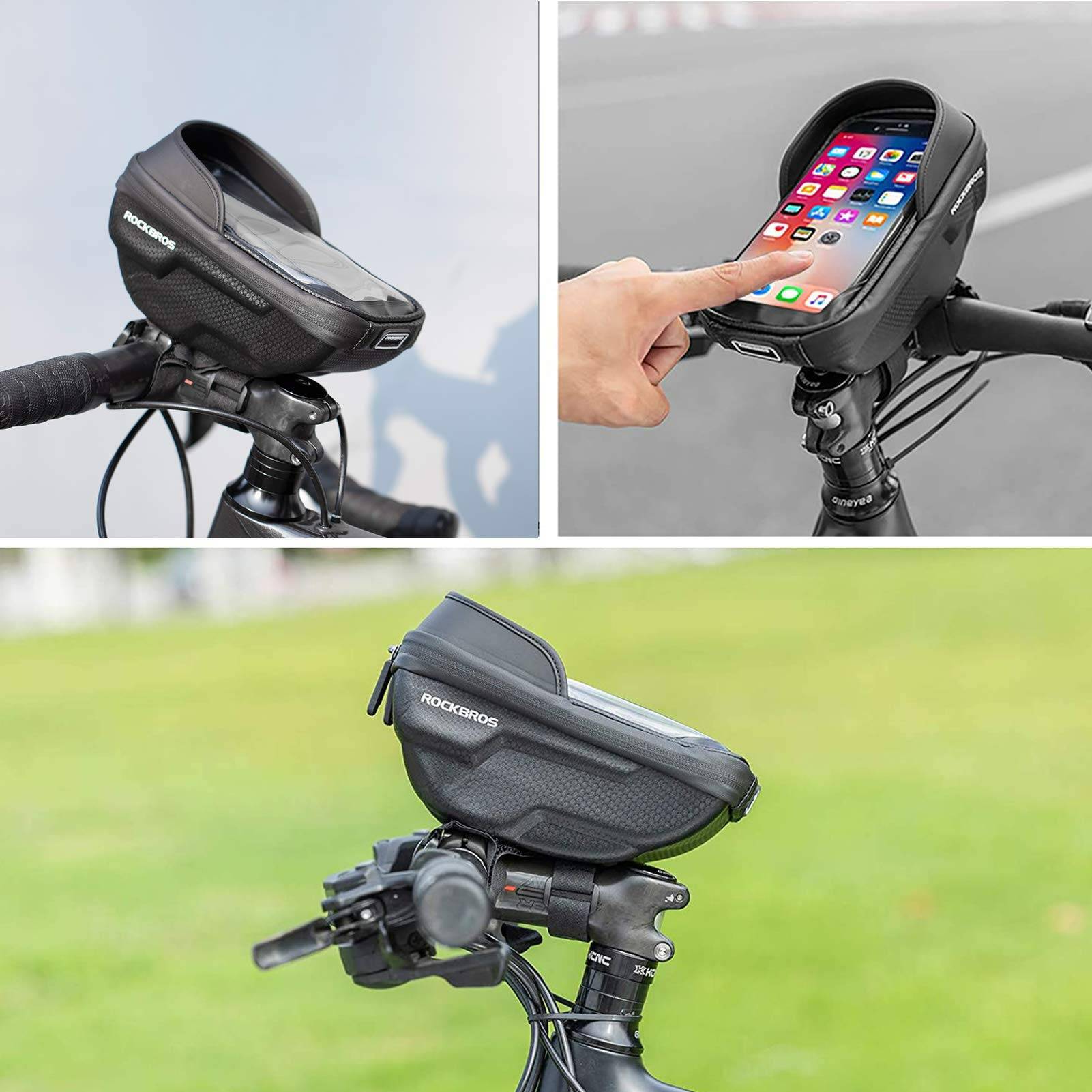 ROCKBROS Fahrrad Lenkertasche Handyhalterung mit TPU Touchscreen - Fahrradtaschen ROCKBROS - EU - NooMii
