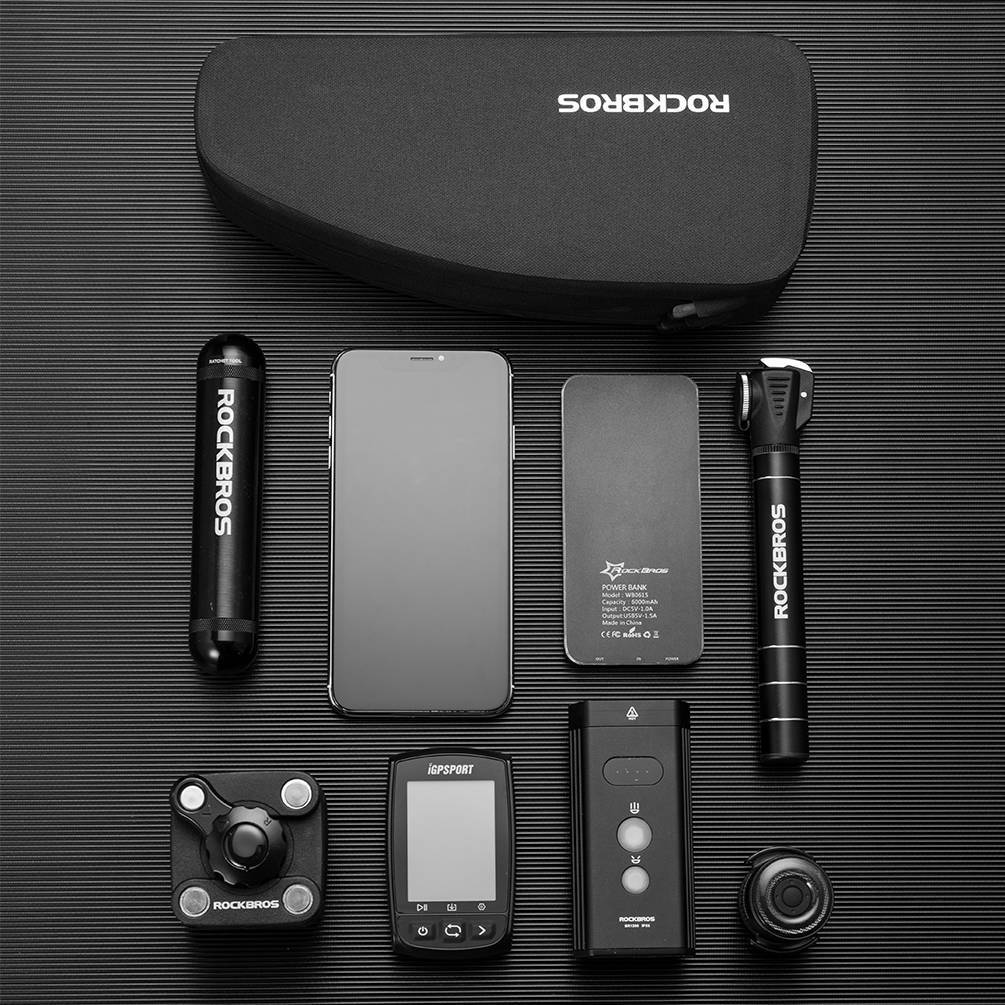 ROCKBROS Fahrrad Rahmentasche wasserdicht Staubfest Schwarz 1L/1,6 L - Fahrradtaschen ROCKBROS - EU - NooMii