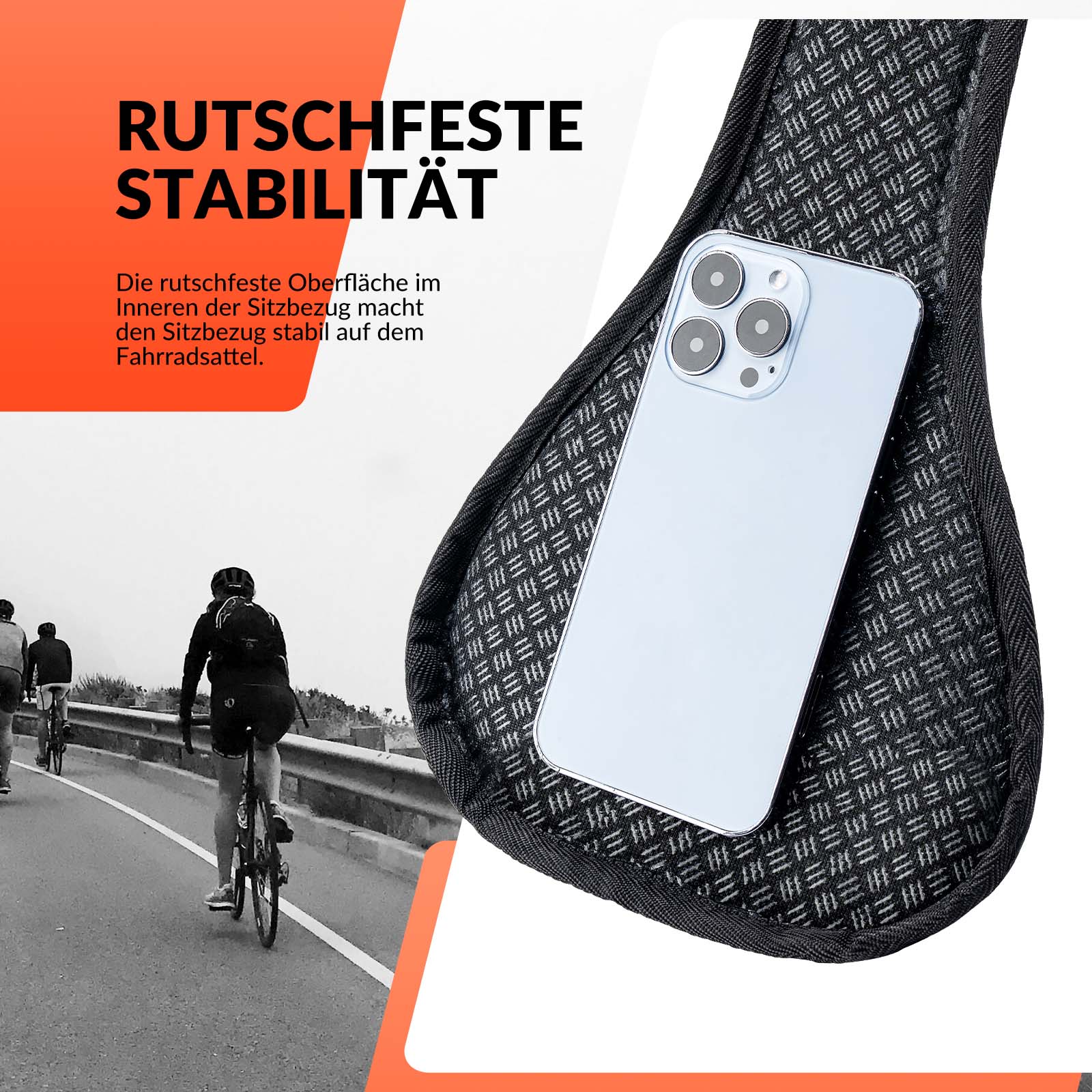 ROCKBROS Fahrrad Sattelbezug Gel Gepolsterter Weicher Fahrradsitz Bezug - Fahrradsattel ROCKBROS - EU - NooMii