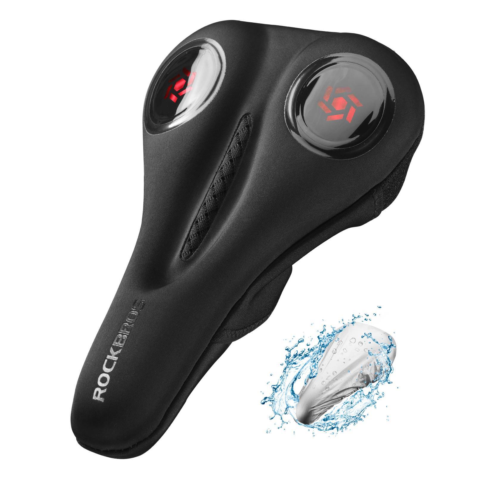 ROCKBROS Fahrrad Sattelbezug Gel Sattel Überzug Schwarz - Fahrradsattel ROCKBROS - EU - NooMii