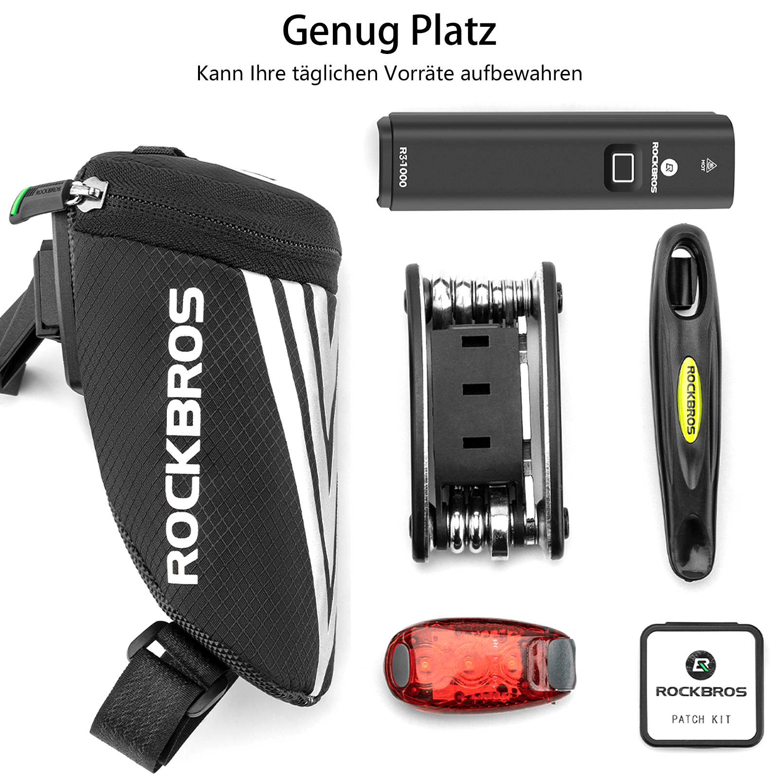 ROCKBROS Fahrrad Satteltasche für MTB/Rennrad/Faltrad Mini Portable - Fahrradtaschen ROCKBROS - EU - NooMii