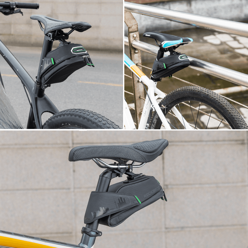 ROCKBROS Fahrrad Satteltasche mit Rücklichthalter wasserdicht 0.7L/0.9L - Fahrradtaschen ROCKBROS - EU - NooMii