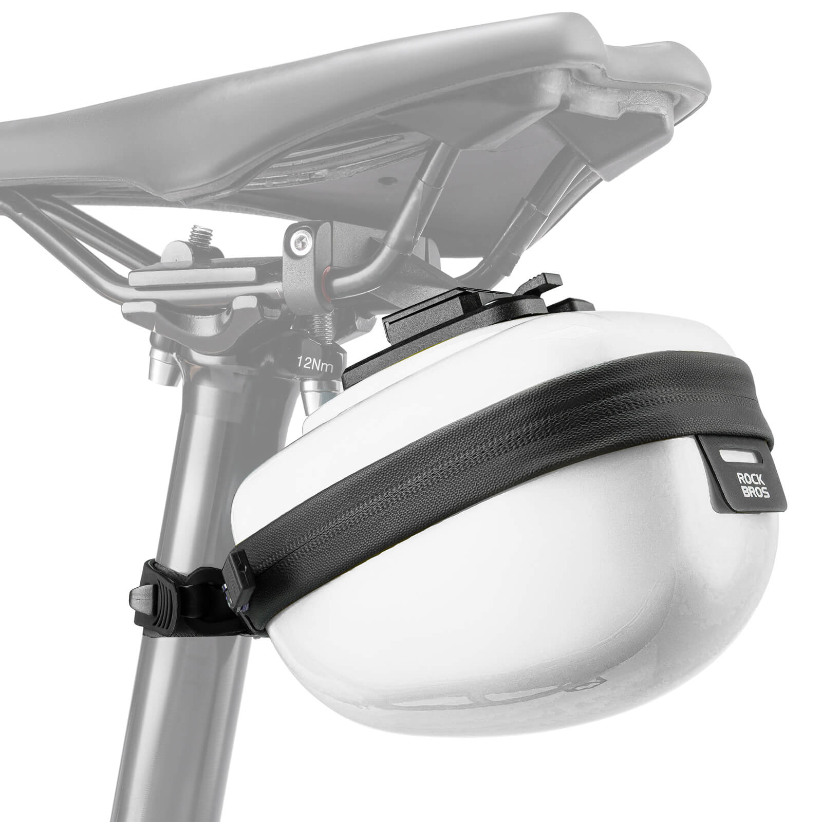 ROCKBROS Fahrrad Satteltaschen Hard Shell Reflektierend 0,4 L mit Halterung - Fahrradtaschen ROCKBROS - EU - NooMii