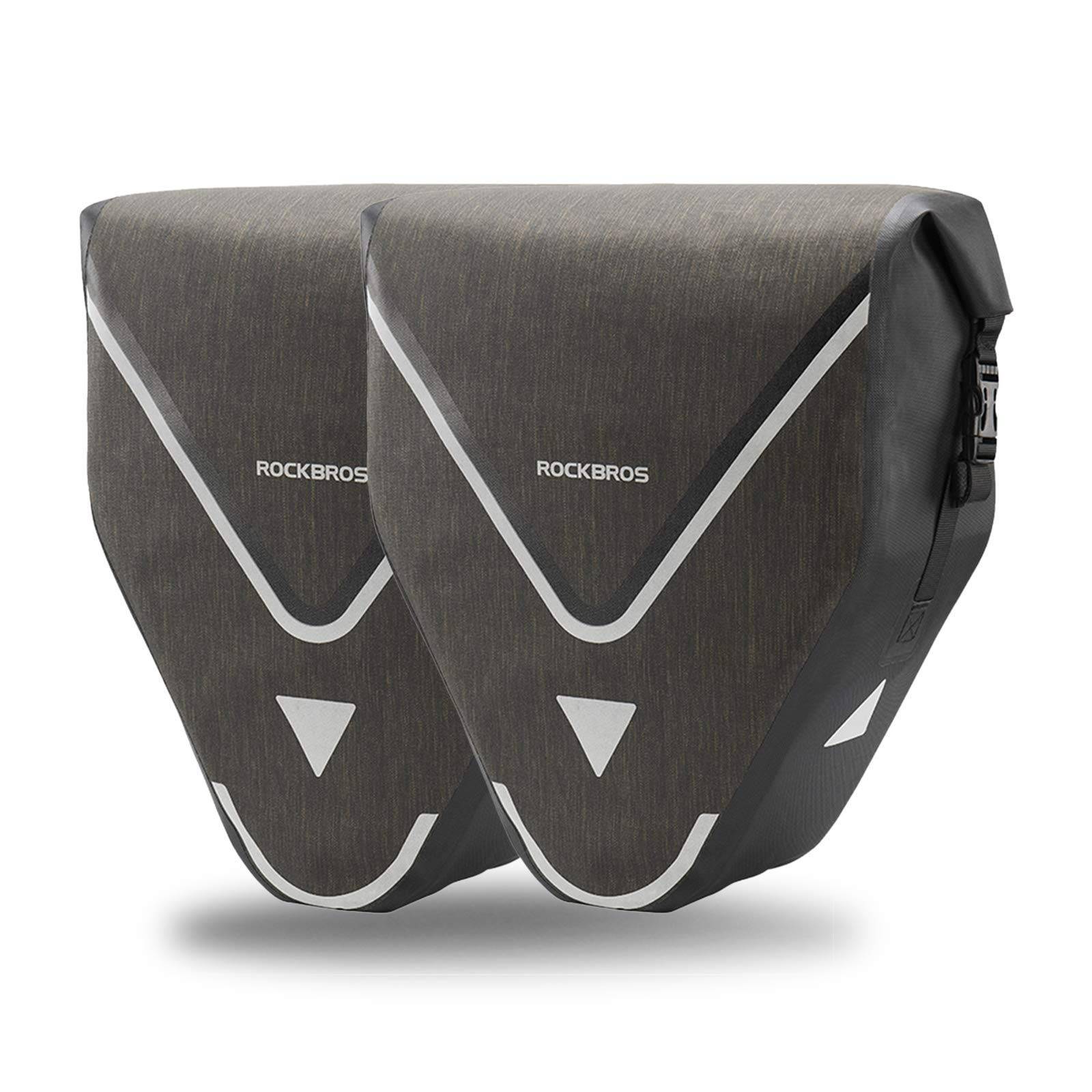 ROCKBROS Fahrrad Transporttasche 100% wasserdichte mit Schultergurt 20L Gelb/Schwarz Gold - Fahrradtaschen ROCKBROS - EU - NooMii