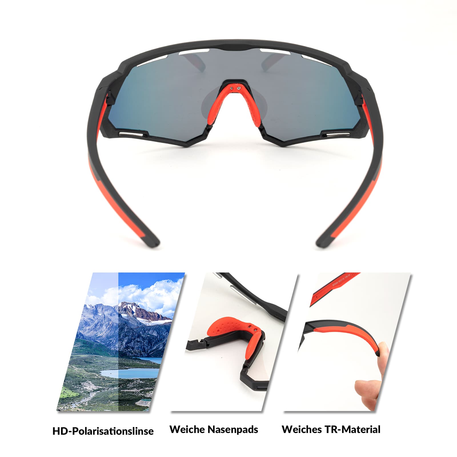 ROCKBROS Fahrradbrille 2 - in - 1 Sportbrille Polarisiert & Selbsttönend - Fahrradbrille ROCKBROS - EU - NooMii