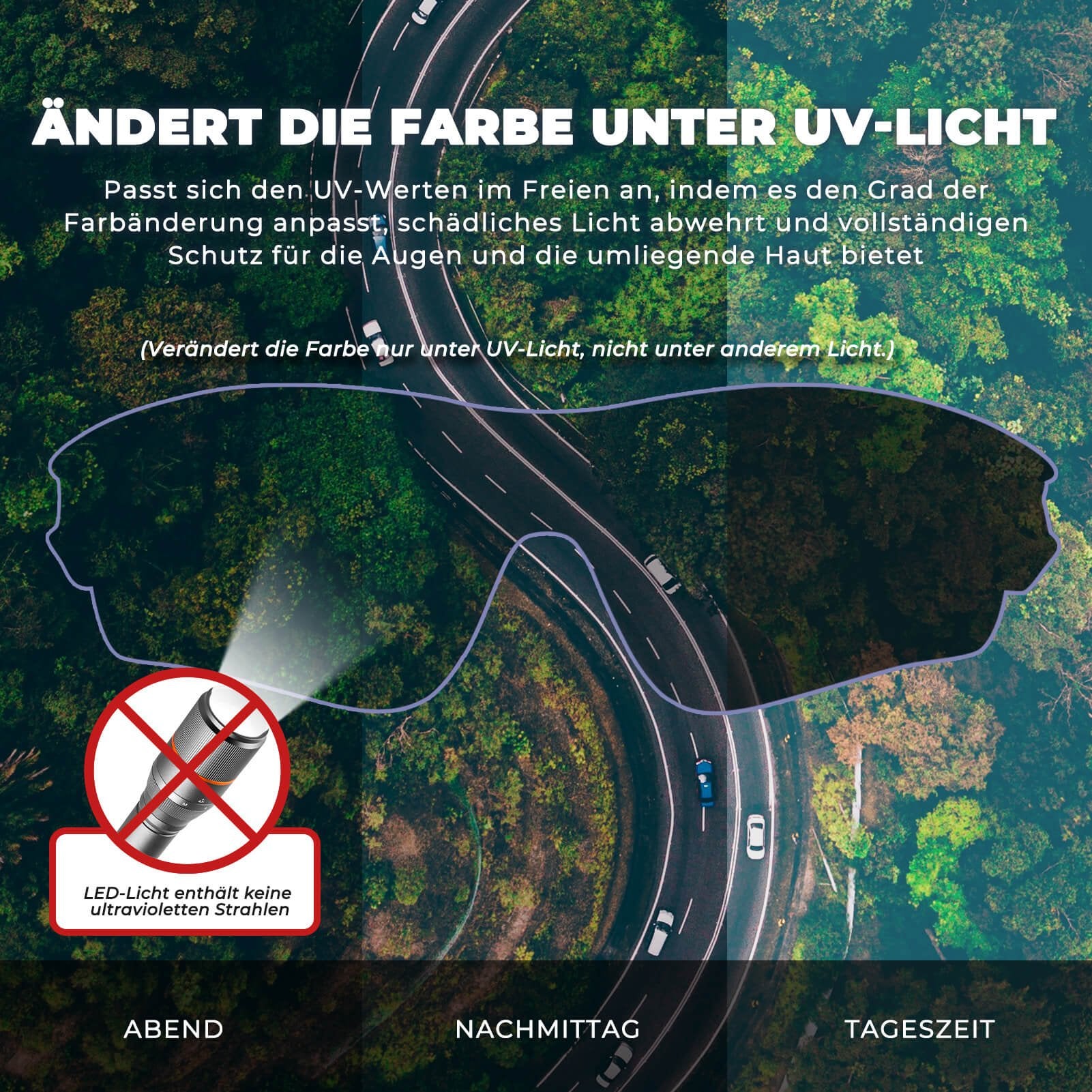 ROCKBROS Fahrradbrille Photochromatisch für Damen und Herren - Fahrradbrille ROCKBROS - EU - NooMii