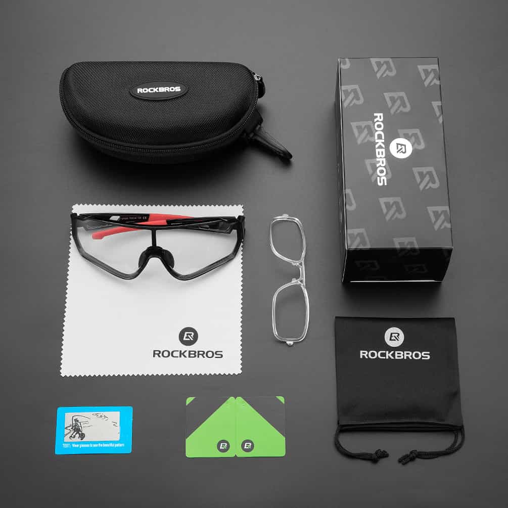 ROCKBROS Fahrradbrille Photochromic Sportbrille UV400 Schutz Damen/Herren - Fahrradbrille ROCKBROS - EU - NooMii