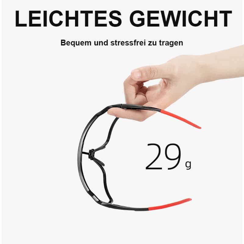 ROCKBROS Fahrradbrille Photochromic Sportbrille UV400 Schutz Damen/Herren - Fahrradbrille ROCKBROS - EU - NooMii