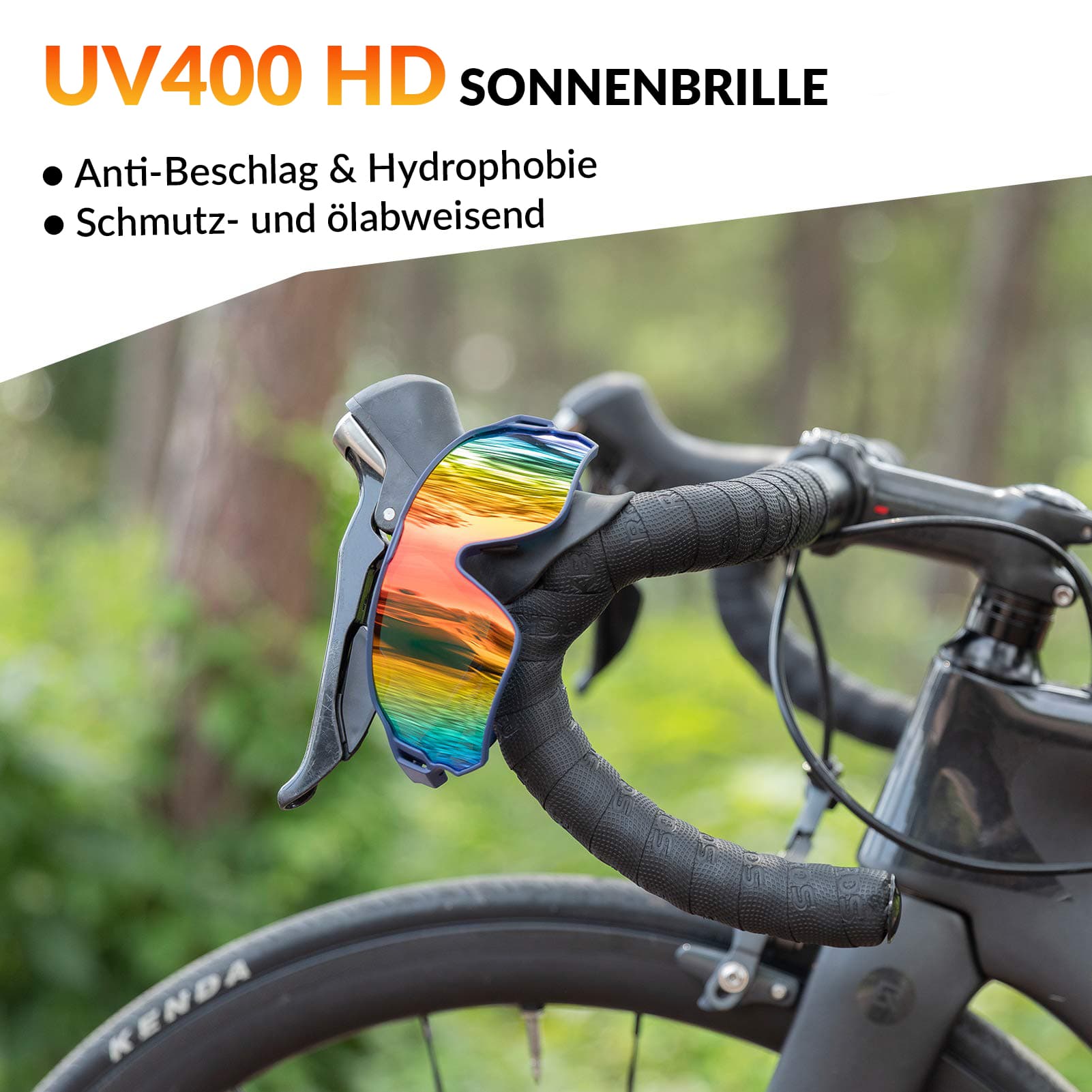 ROCKBROS Fahrradbrille Polarisierte Sportsbrille mit UV - Schutz - Fahrradbrille ROCKBROS - EU - NooMii