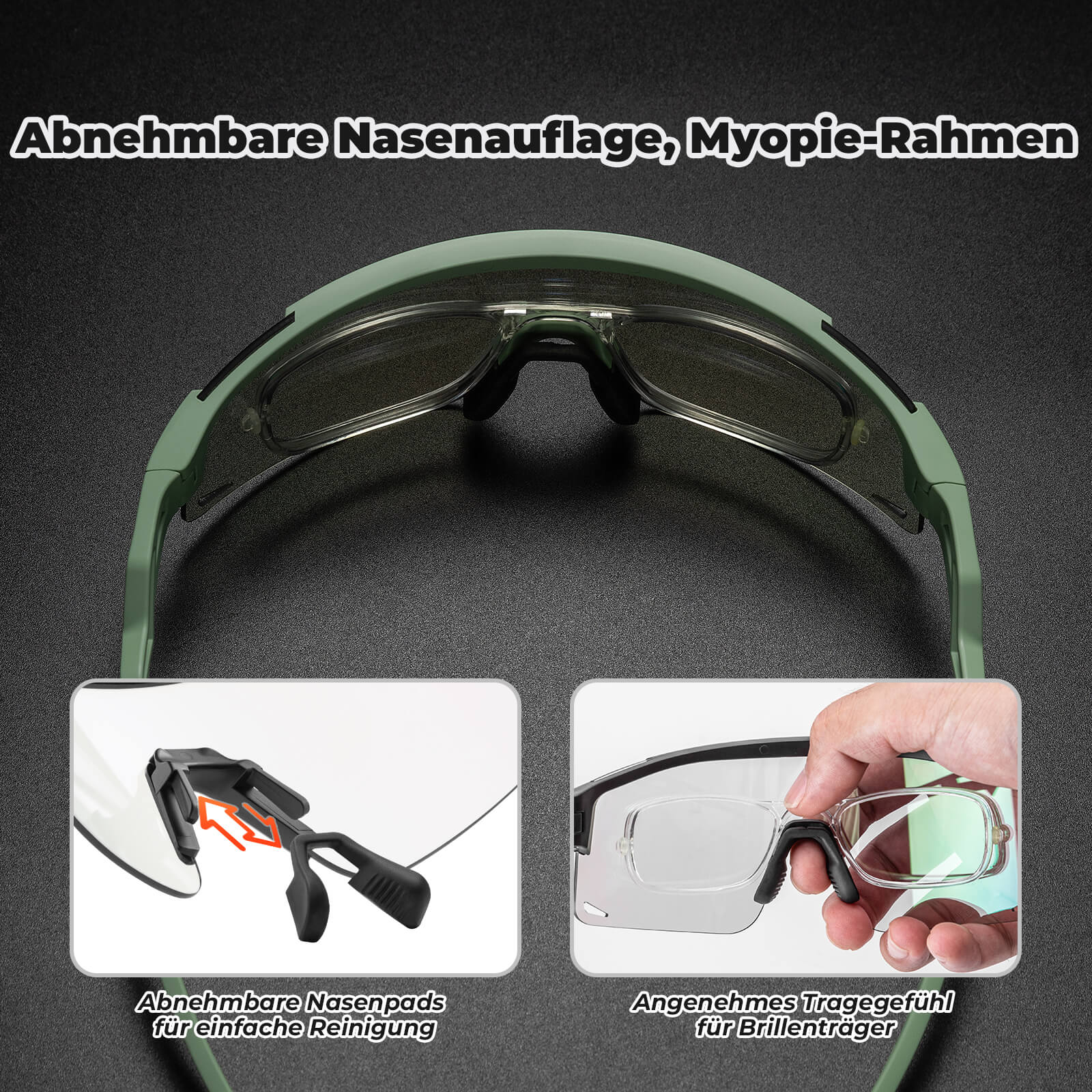 ROCKBROS Fahrradbrille Selbsttönend/Polarisiert Antibeschlag Winddicht UV - Schutz - Fahrradbrille ROCKBROS - EU - NooMii