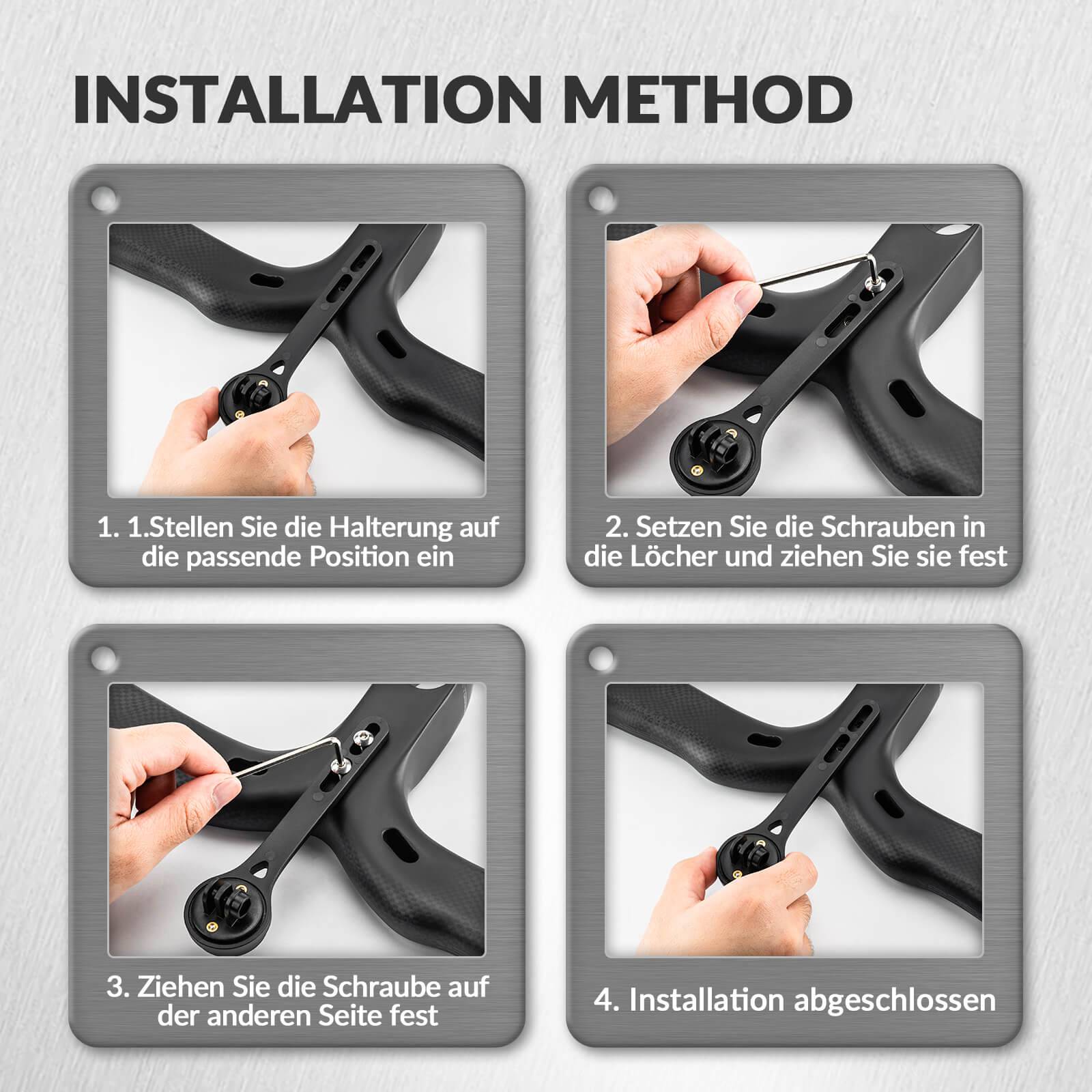 ROCKBROS Fahrradcomputer Halterung Kompatibel mit Garmin/Wahoo/Bryton/GPS - Fahrrad Handyhalterung ROCKBROS - EU - NooMii