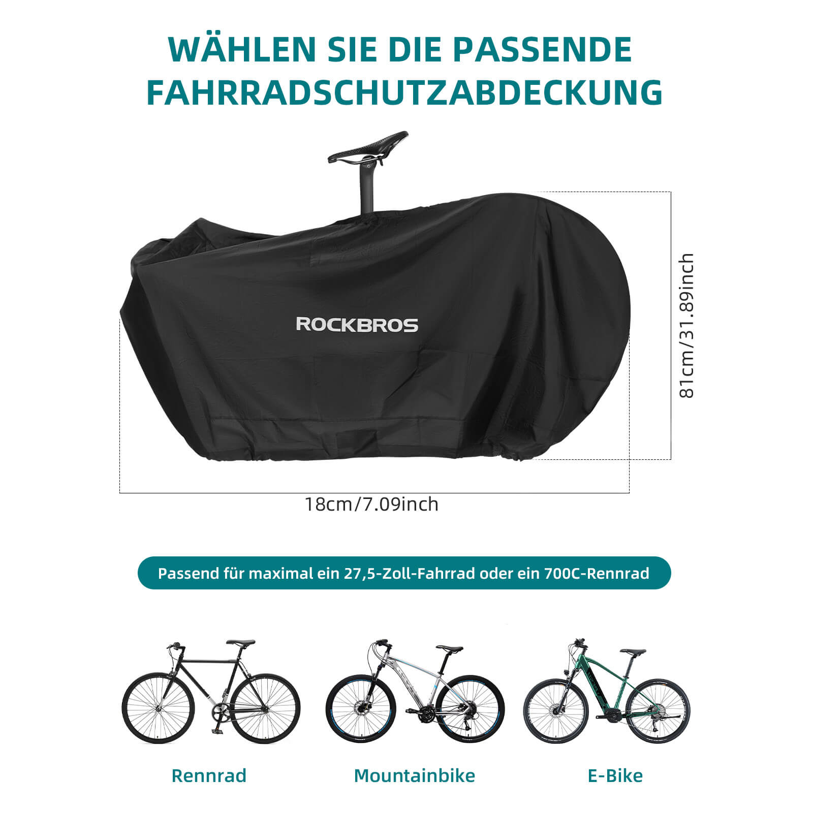 ROCKBROS Fahrradgarage Wasserdichte Transporttasche Reiselagerung für Fahrräder - Transporttasche ROCKBROS - EU - NooMii