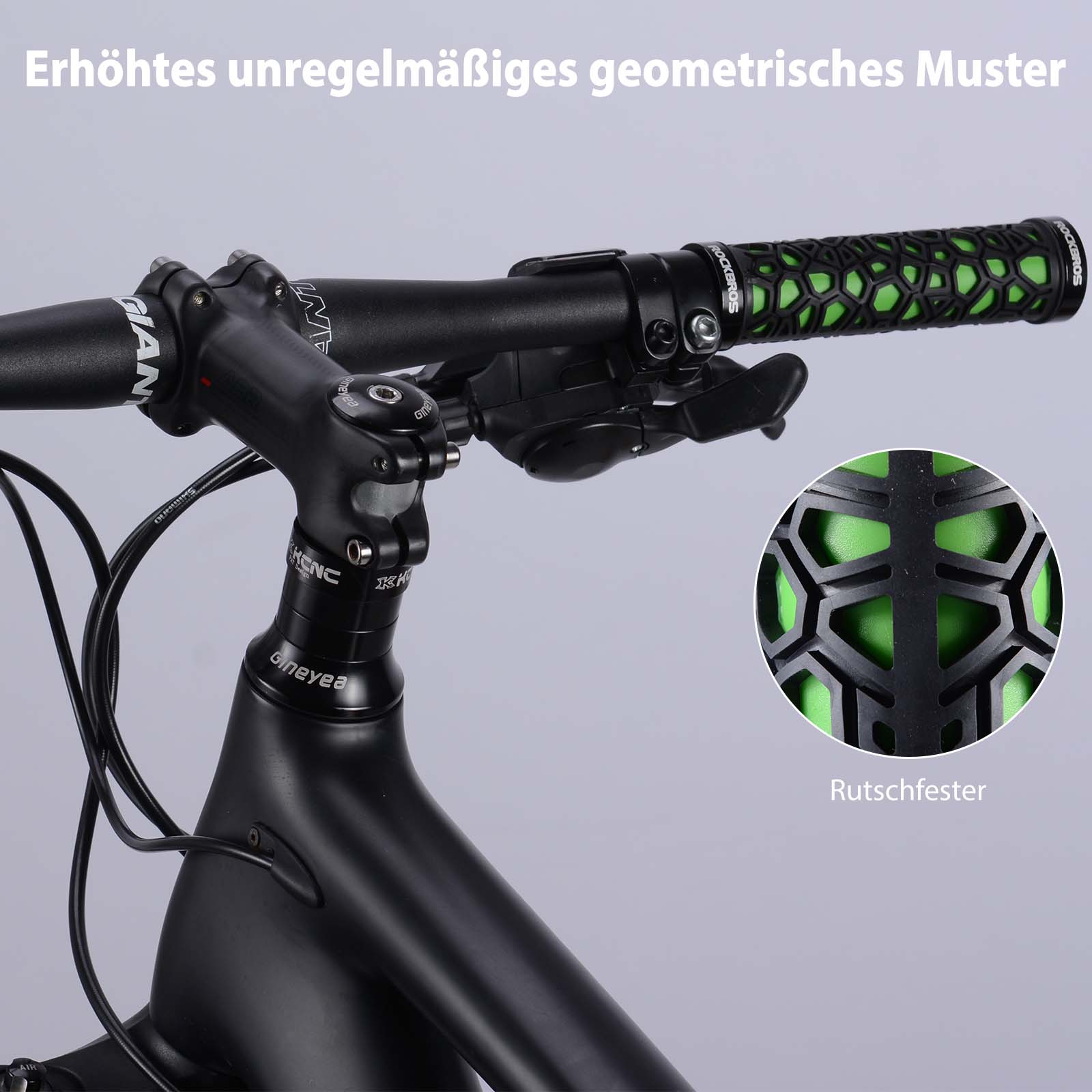 ROCKBROS Fahrradgriffe Lenkergriffe für Mountainbike/ Scooter/ E - Bike/ Cityrad/ Rennrad - Fahrradgriffe ROCKBROS - EU - NooMii