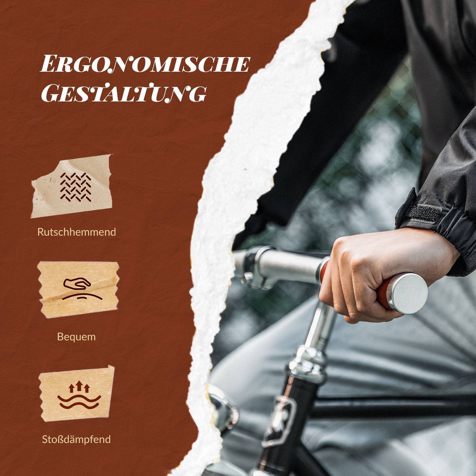 ROCKBROS Fahrradgriffe MTB Retro Lenkergriffe Ergonomisch Design - Fahrradgriffe ROCKBROS - EU - NooMii