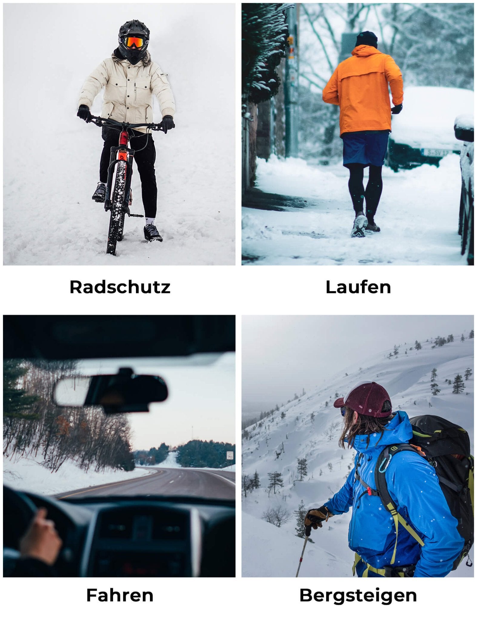 ROCKBROS Fahrradhandschuhe Anti - Rutsch Reflektierend - Fahrradhandschuhe ROCKBROS - EU - NooMii