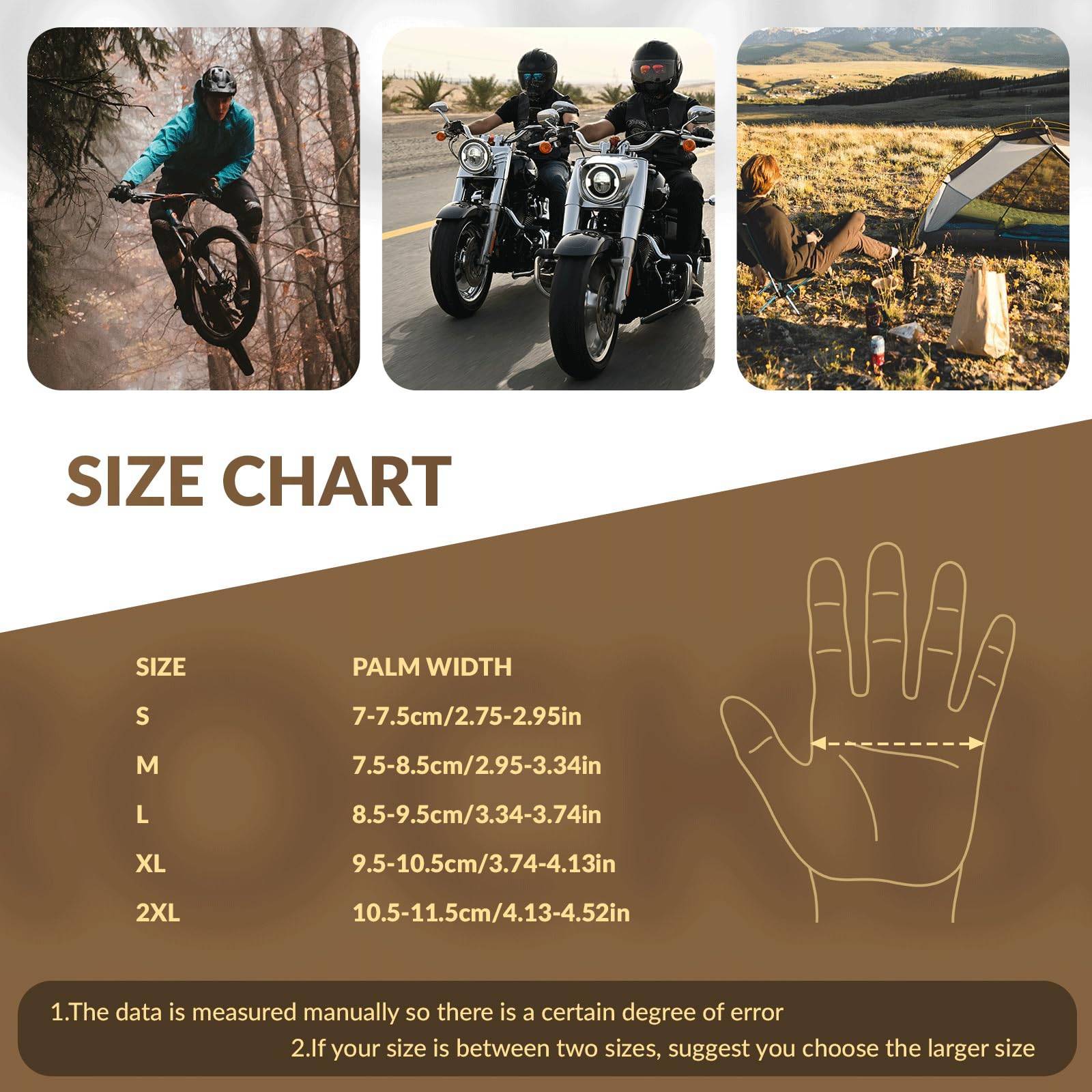 ROCKBROS Fahrradhandschuhe Warme Winddichte Vollfinger Sporthandschuhe - Fahrradhandschuhe ROCKBROS - EU - NooMii