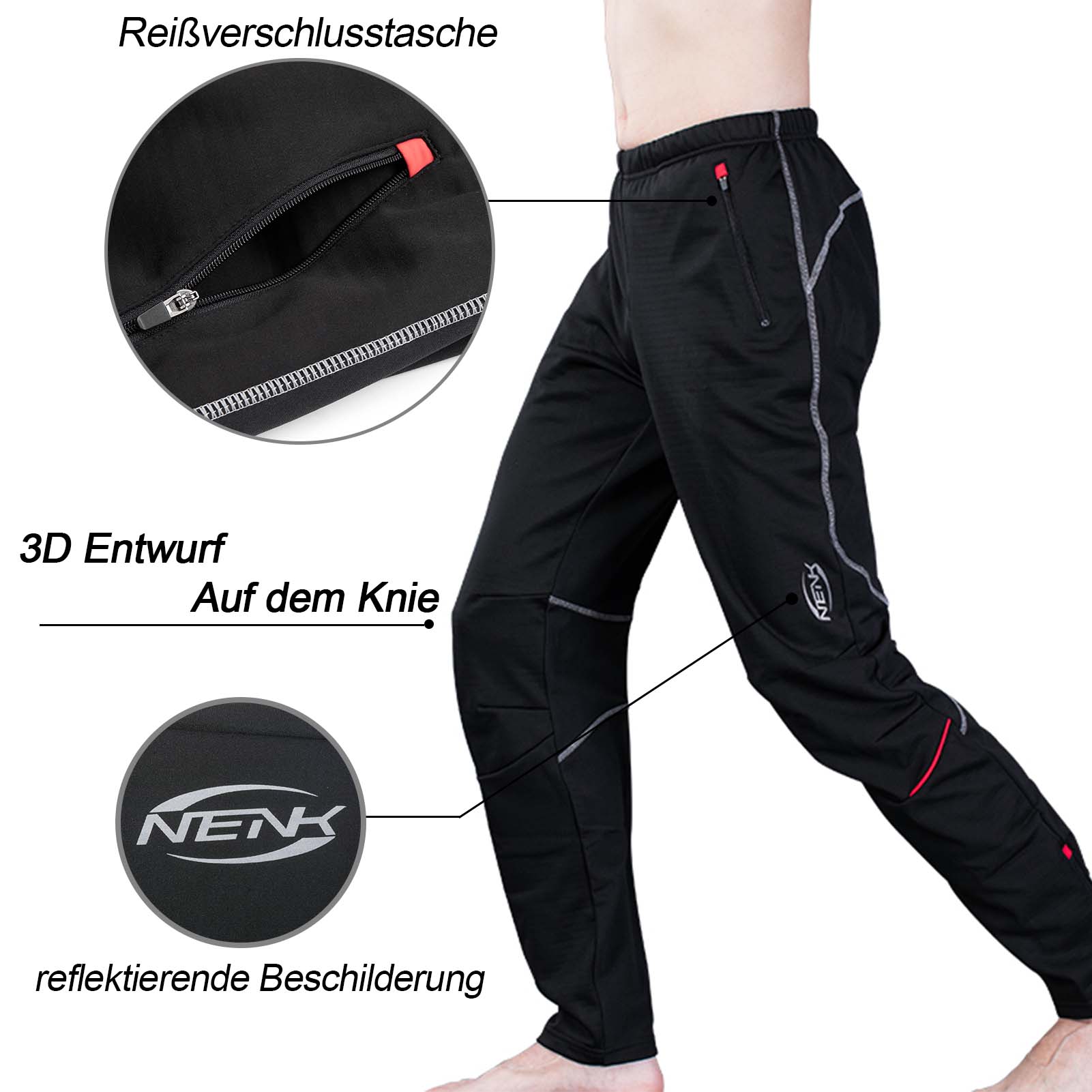 ROCKBROS Fahrradhose Herren Freizeithose Outdoor - Aktivitäten M - 4XL - Fahrradhose ROCKBROS - EU - NooMii